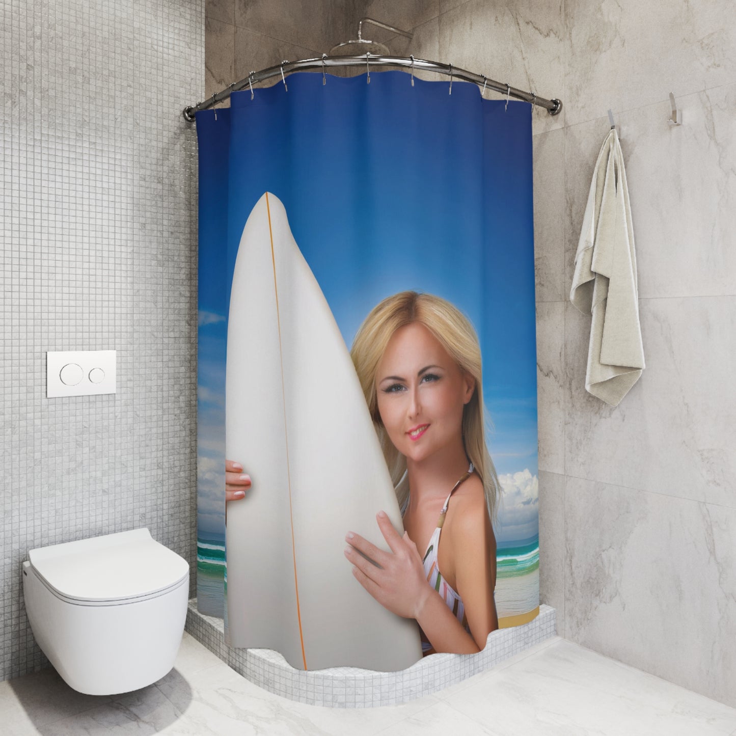 Woman Shower Curtain
