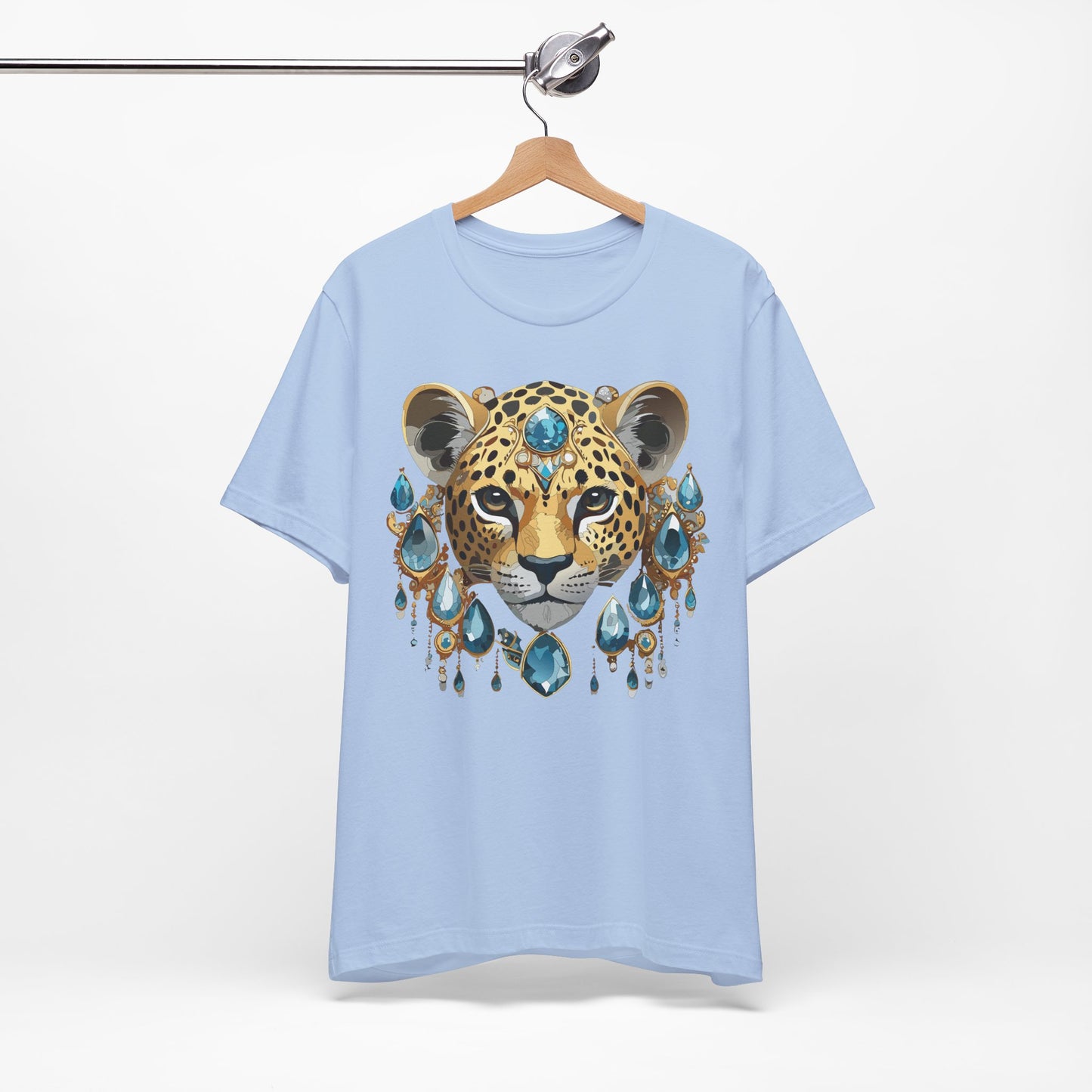 Animal Shirt, Shirt with Animal, Tee Shirt with Gold Animal Medal, Shirt with Antique Animal Medallion