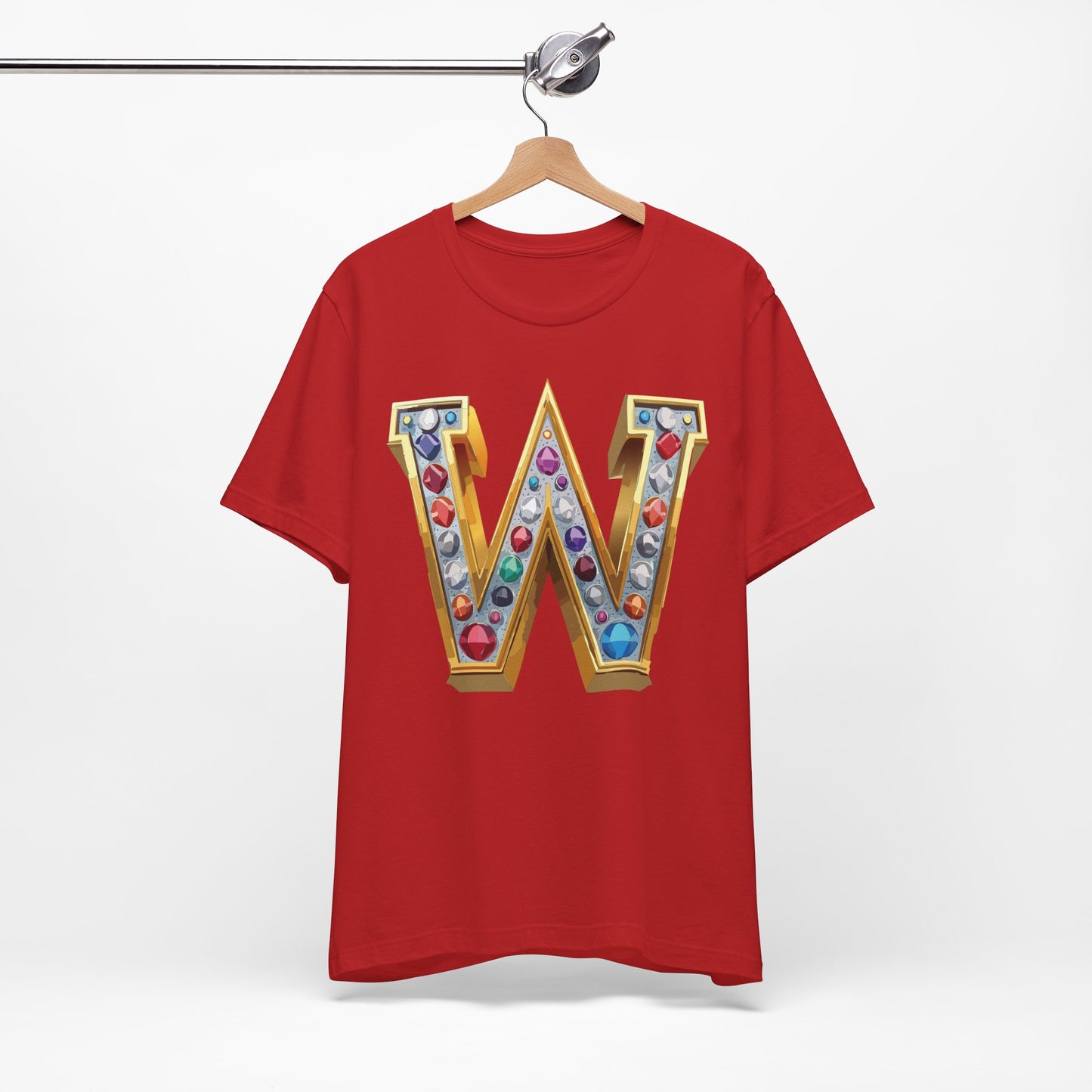 Letter Shirt, Shirt with Letters, Tee Shirt with Gold Letter, Shirt with Antique Letters