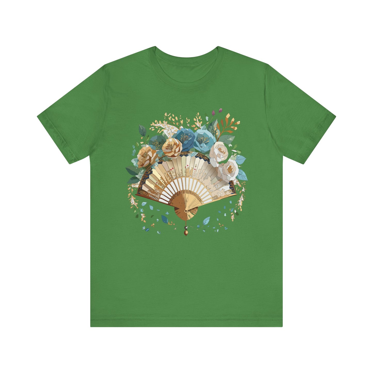 Fan shirt, Shirt with Fan, Tee Shirt with Gold Blower