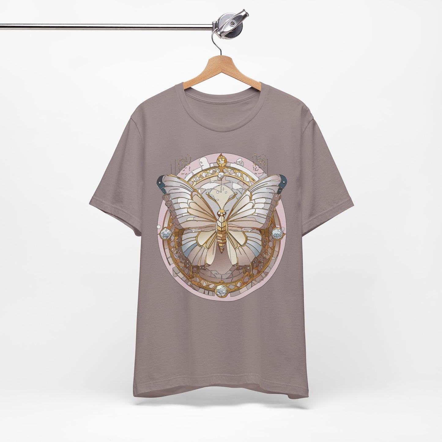 Butterfly Shirt, Shirt with Butterfly, Tee Shirt with Antique Butterfly