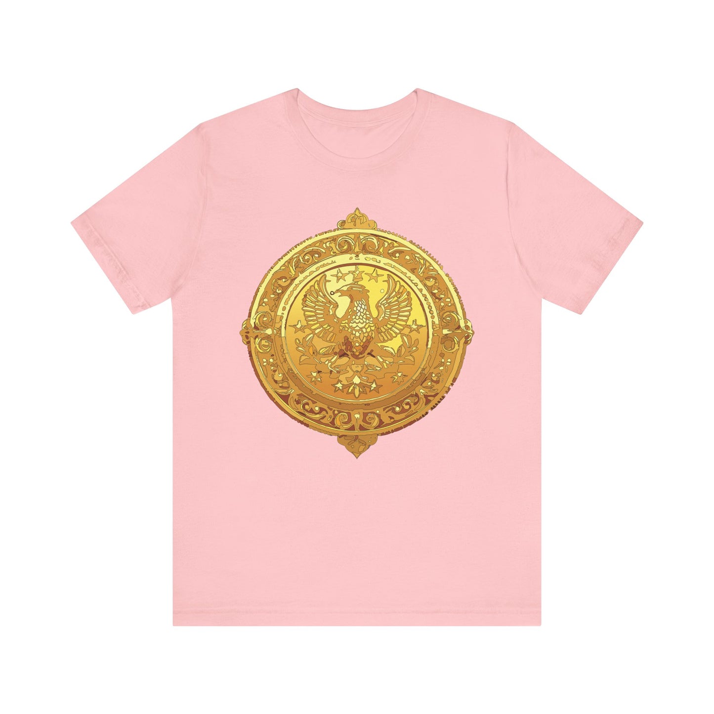 Coin Shirt, Shirt with Coin, Tee Shirt with Gold Coin, Shirt with Antique Coin