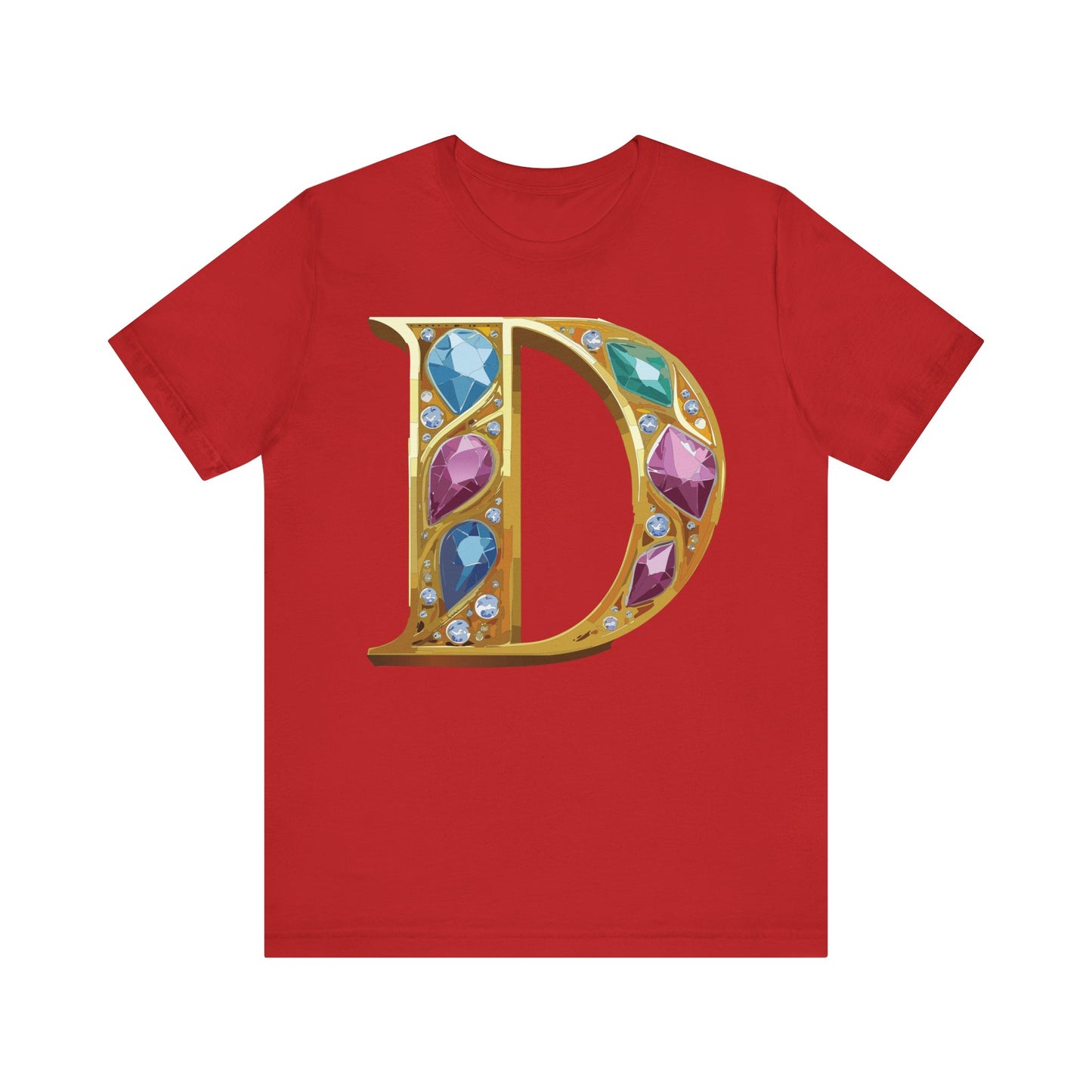 Letter Shirt, Shirt with Letters, Tee Shirt with Gold Letter, Shirt with Antique Letters