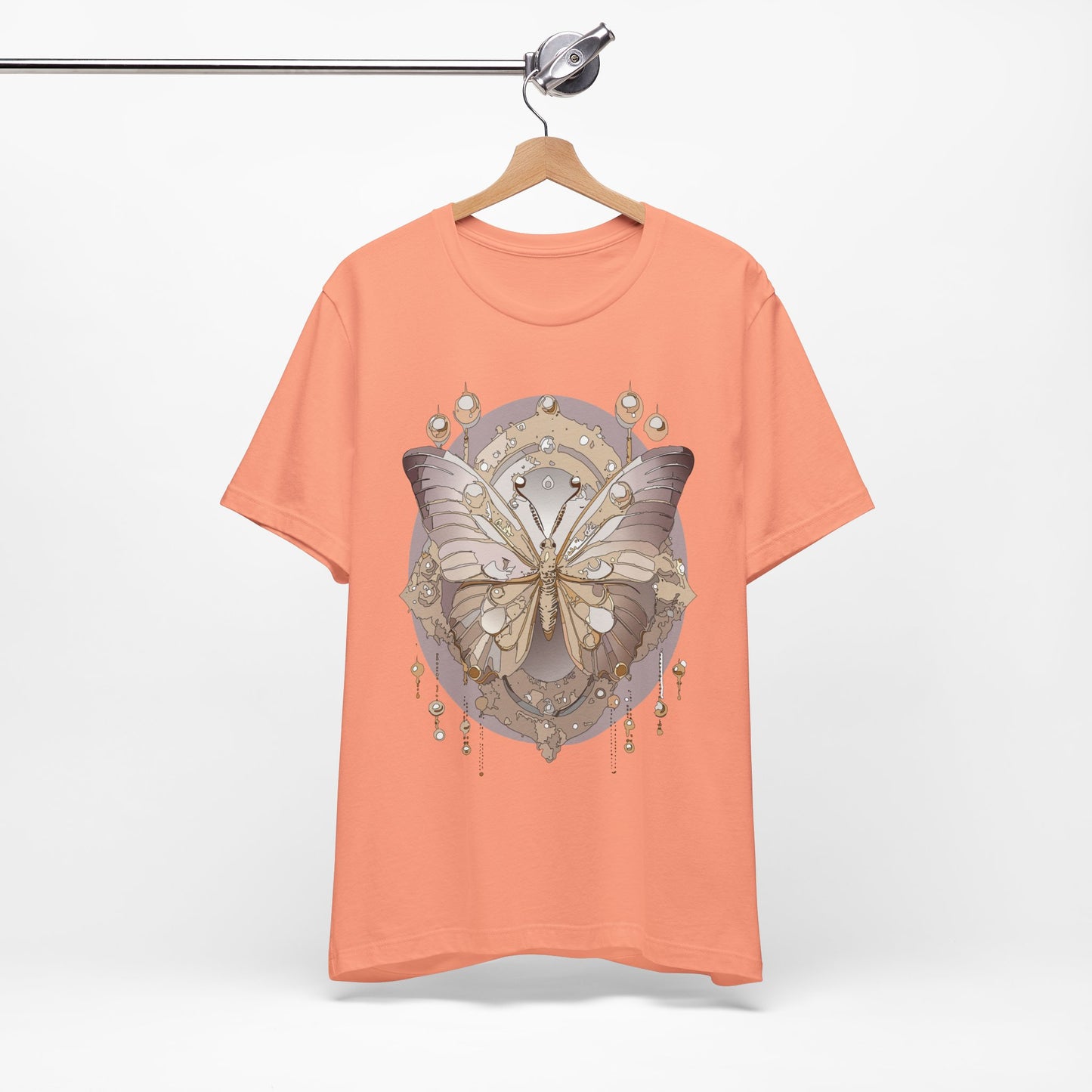 Butterfly Shirt, Shirt with Butterfly, Tee Shirt with Antique Butterfly