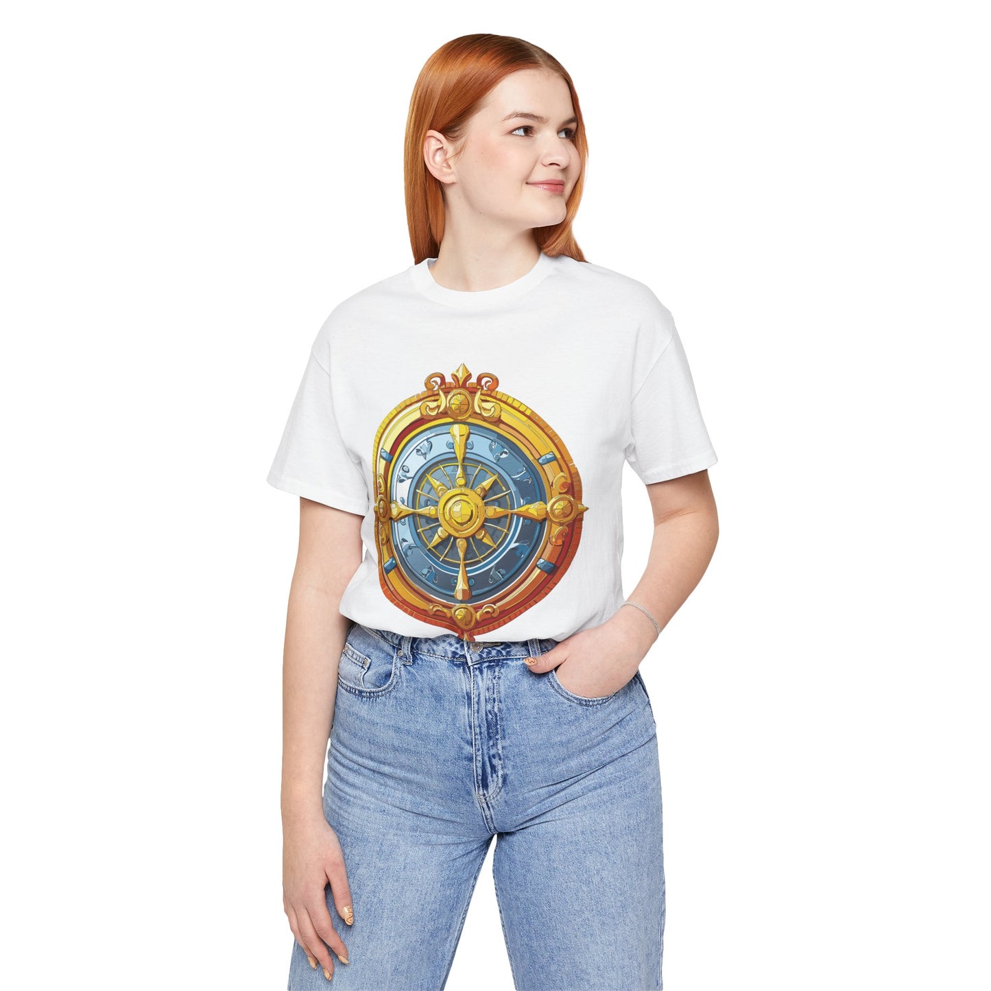 Coin Shirt, Shirt with Coin, Tee Shirt with Gold Coin, Shirt with Antique Coin