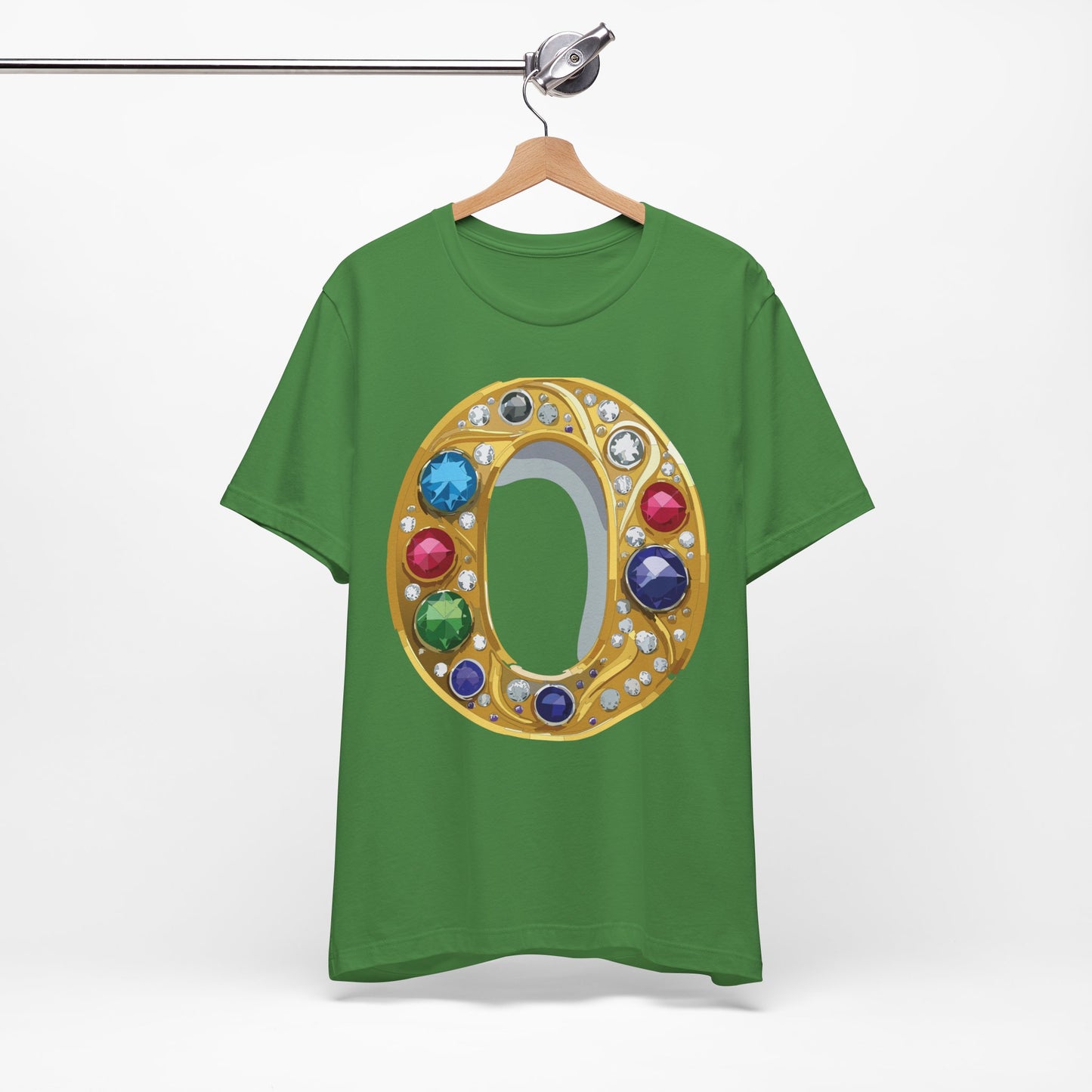 Letter Shirt, Shirt with Letters, Tee Shirt with Gold Letter, Shirt with Antique Letters