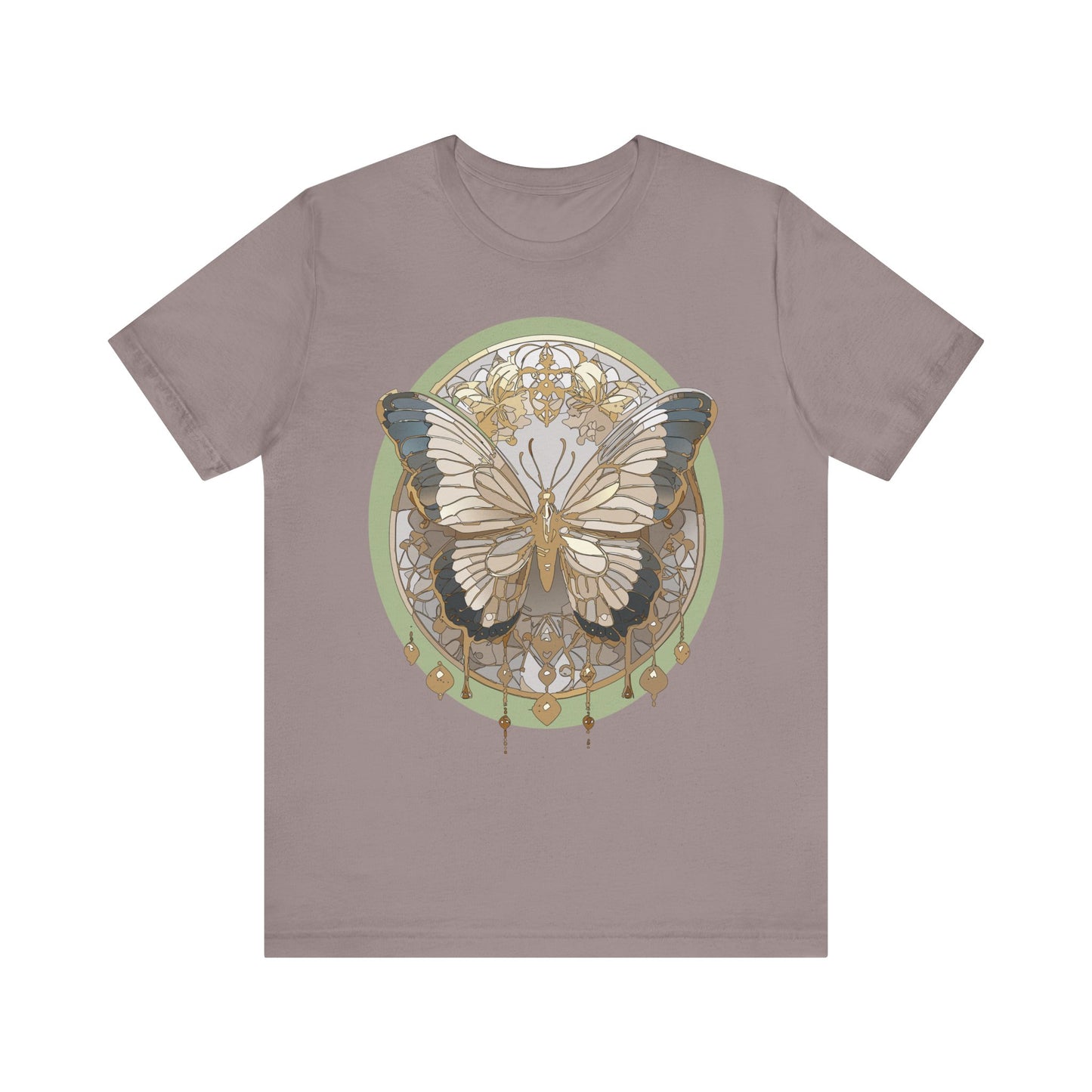 Butterfly Shirt, Shirt with Butterfly, Tee Shirt with Antique Butterfly