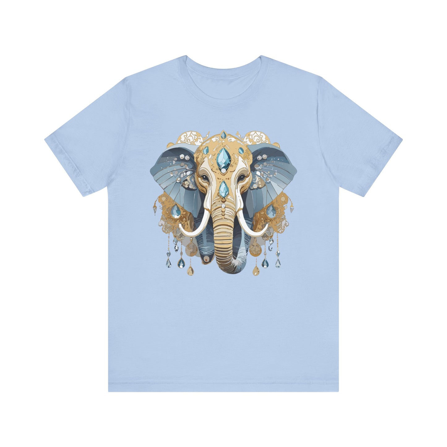 Animal Shirt, Shirt with Animal, Tee Shirt with Gold Animal Medal, Shirt with Antique Animal Medallion