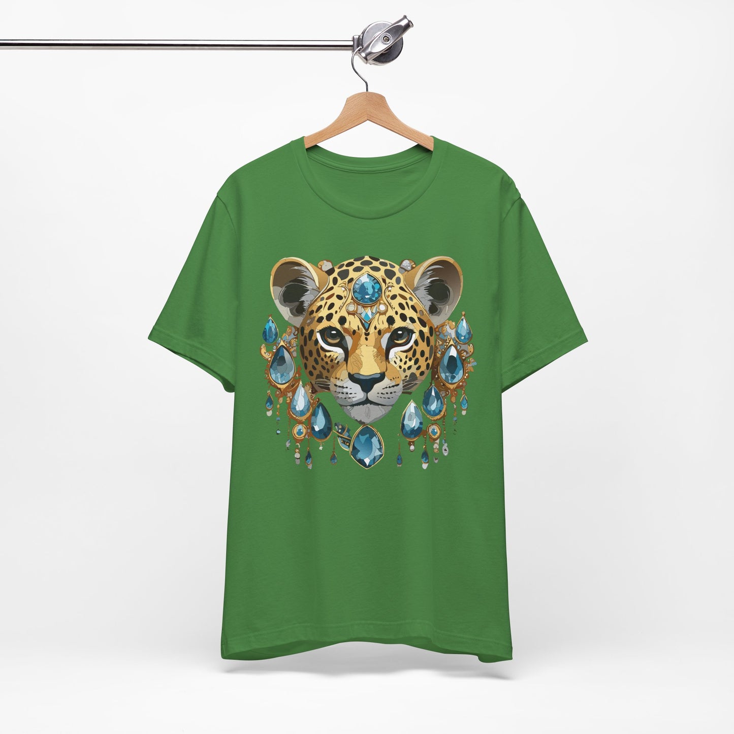Animal Shirt, Shirt with Animal, Tee Shirt with Gold Animal Medal, Shirt with Antique Animal Medallion