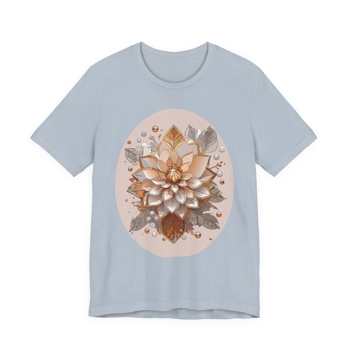 Floral Shirt, Flower Shirt, Tee Shirt with Antique Flower