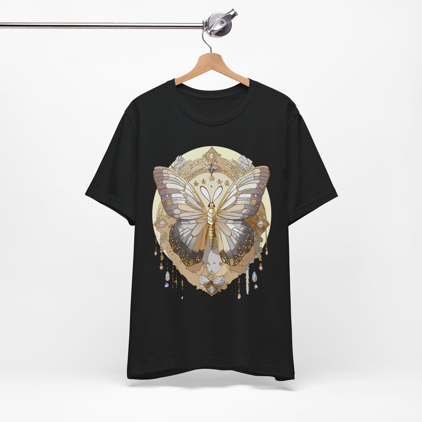 Butterfly Shirt, Shirt with Butterfly, Tee Shirt with Antique Butterfly