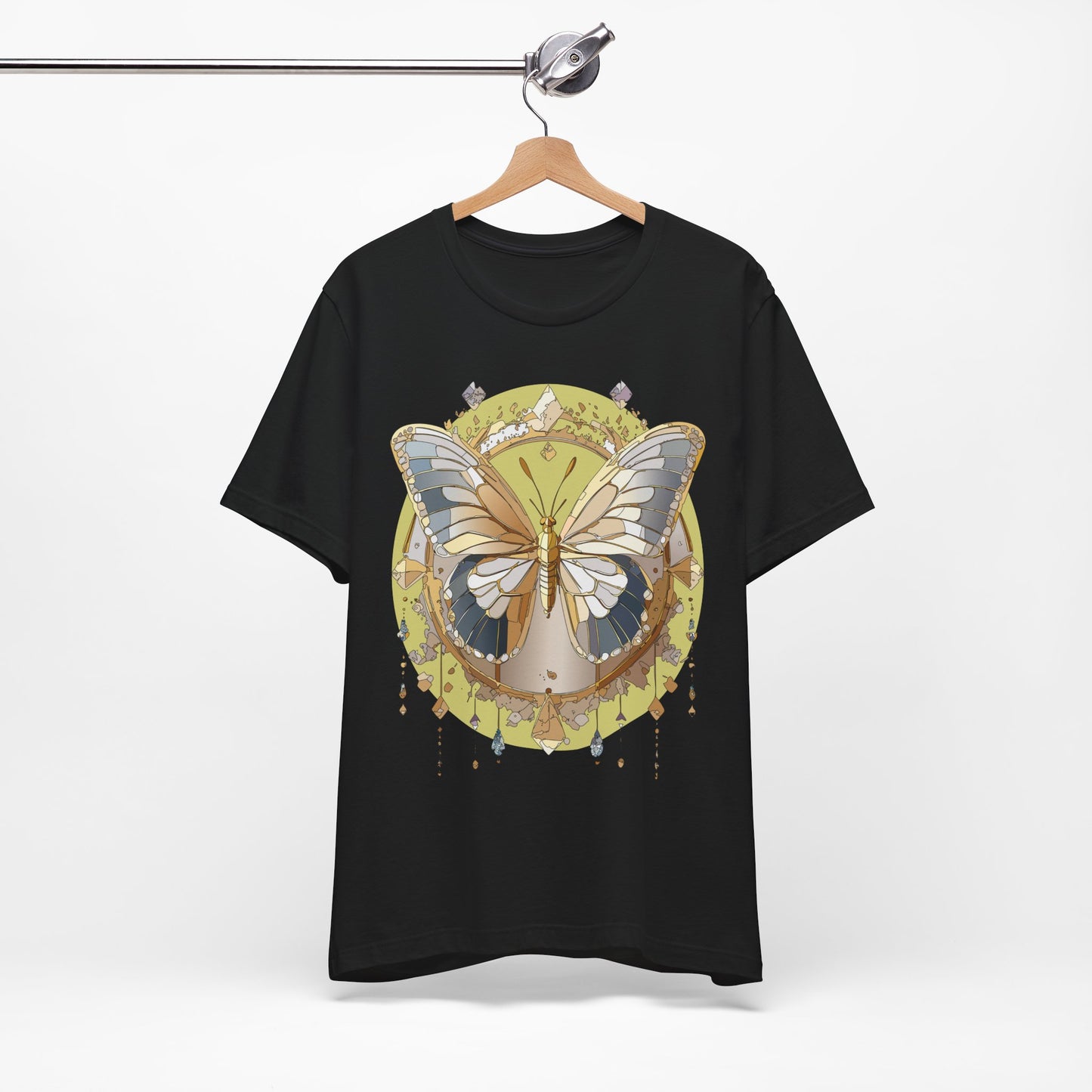 Butterfly Shirt, Shirt with Butterfly, Tee Shirt with Antique Butterfly