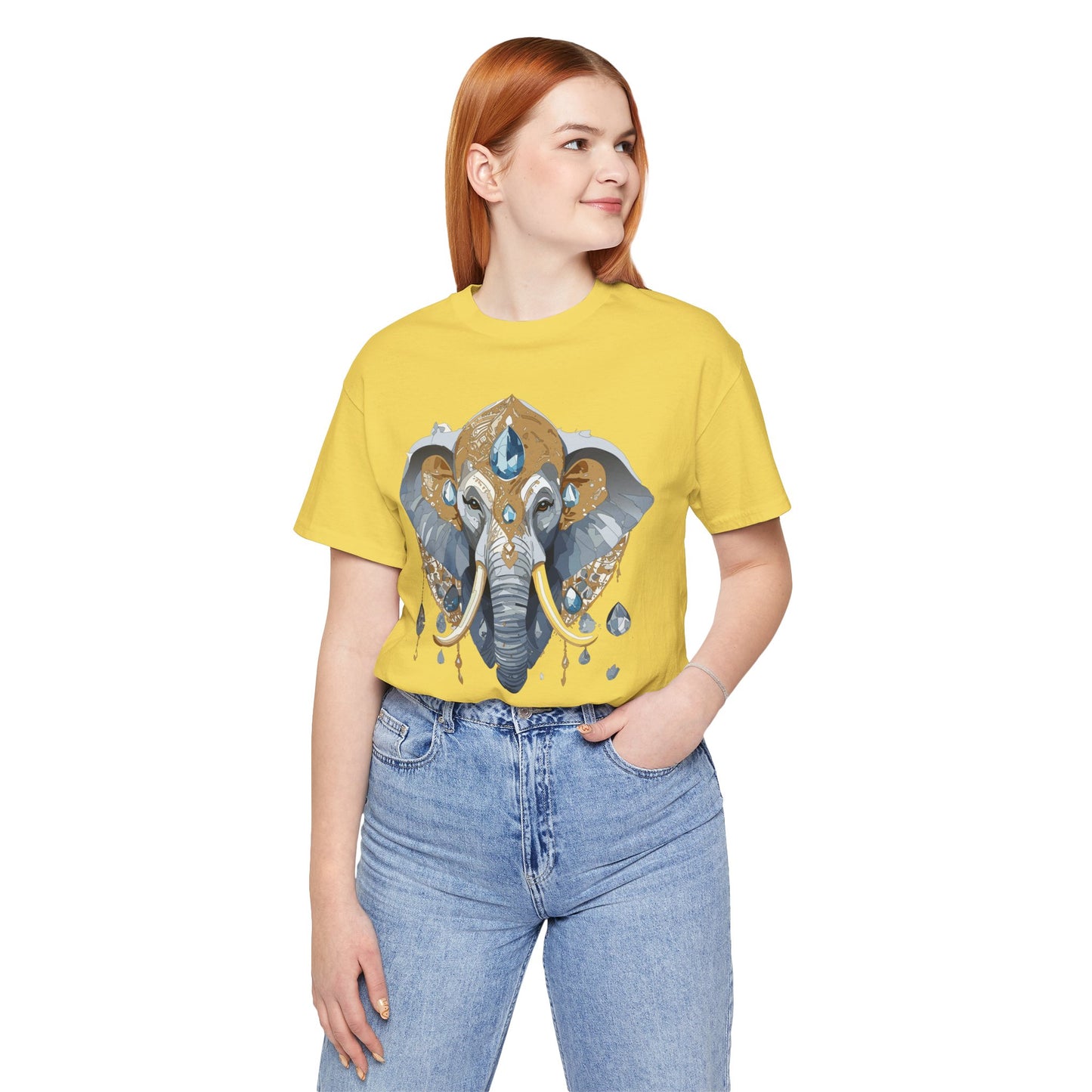 Animal Shirt, Shirt with Animal, Tee Shirt with Gold Animal Medal, Shirt with Antique Animal Medallion