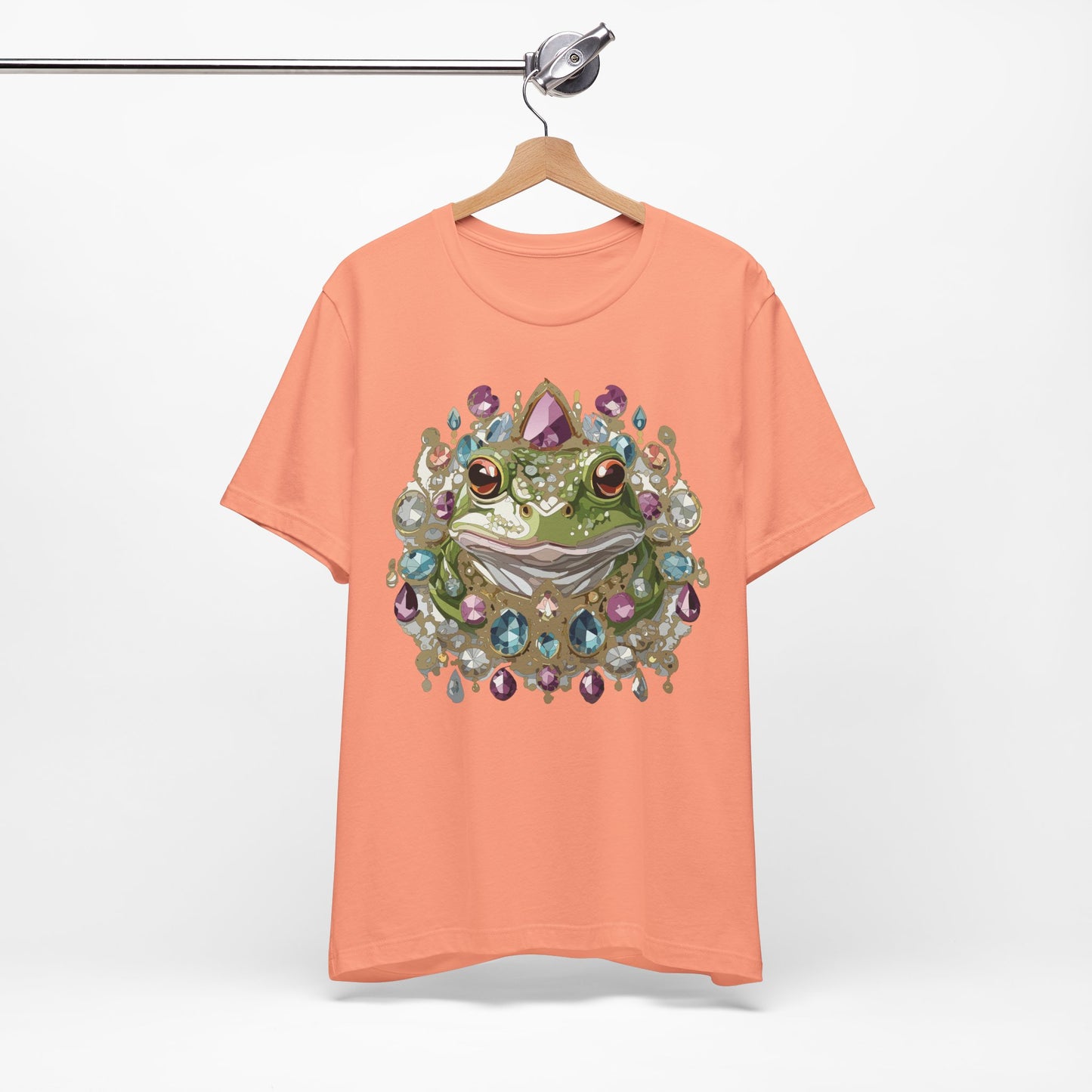 Animal Shirt, Shirt with Animal, Tee Shirt with Gold Animal Medal, Shirt with Antique Animal Medallion