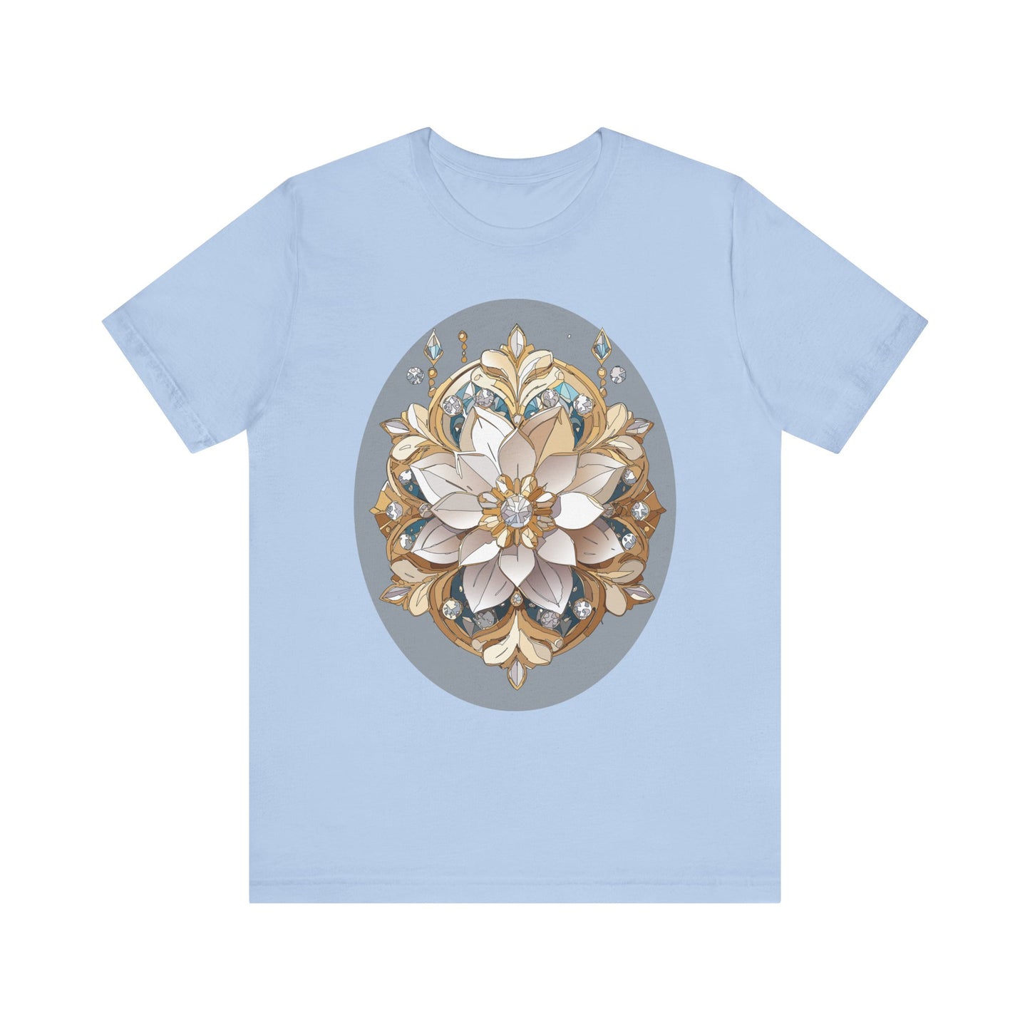 Floral Shirt, Flower Shirt, Tee Shirt with Antique Flower