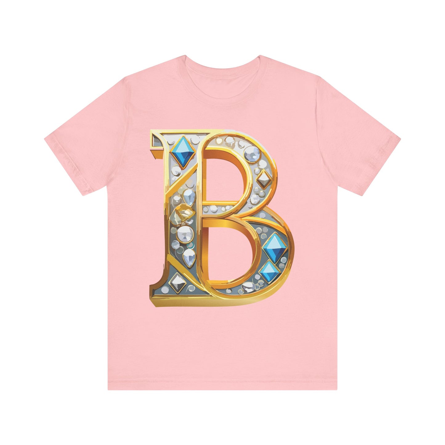 Letter Shirt, Shirt with Letters, Tee Shirt with Gold Letter, Shirt with Antique Letters