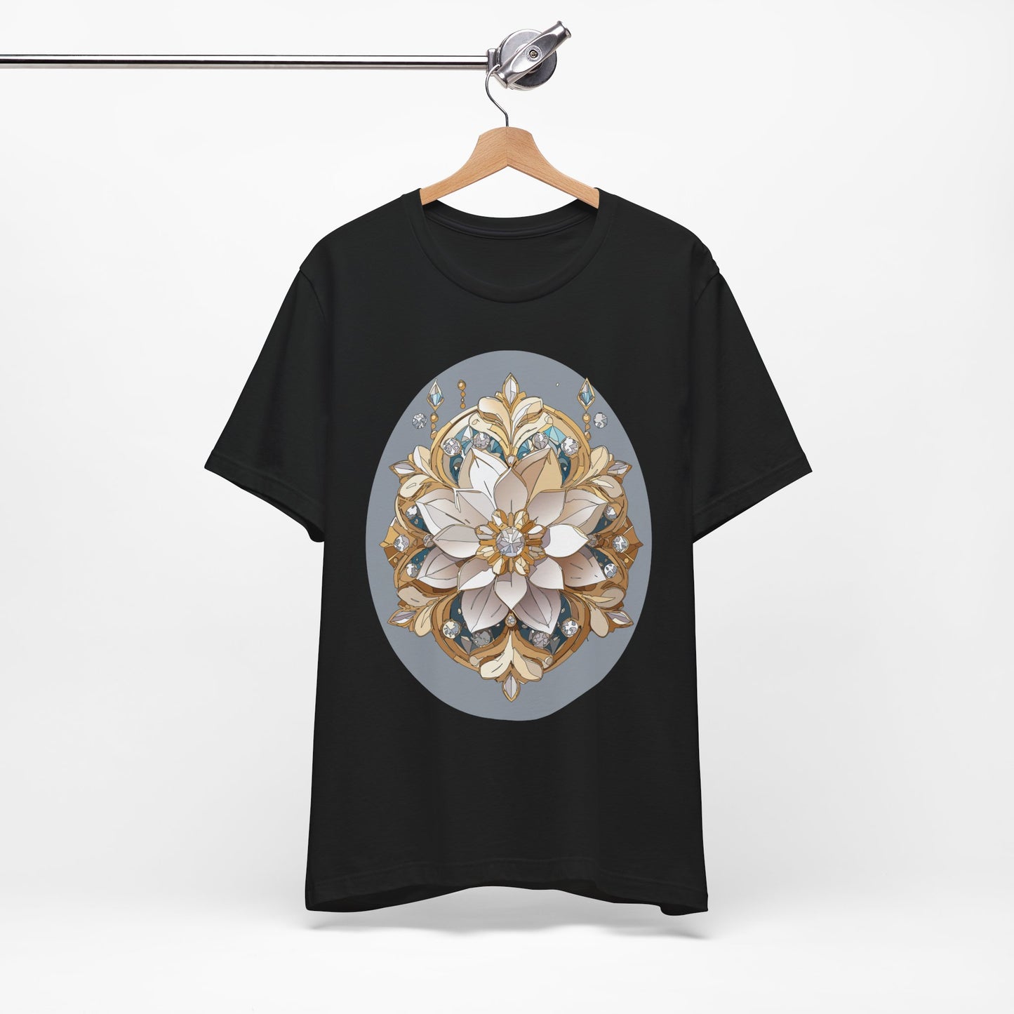 Floral Shirt, Flower Shirt, Tee Shirt with Antique Flower