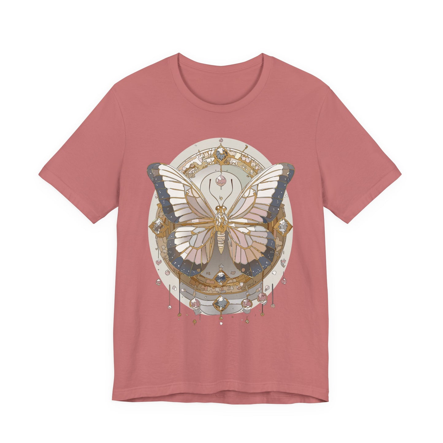 Butterfly Shirt, Shirt with Butterfly, Tee Shirt with Antique Butterfly