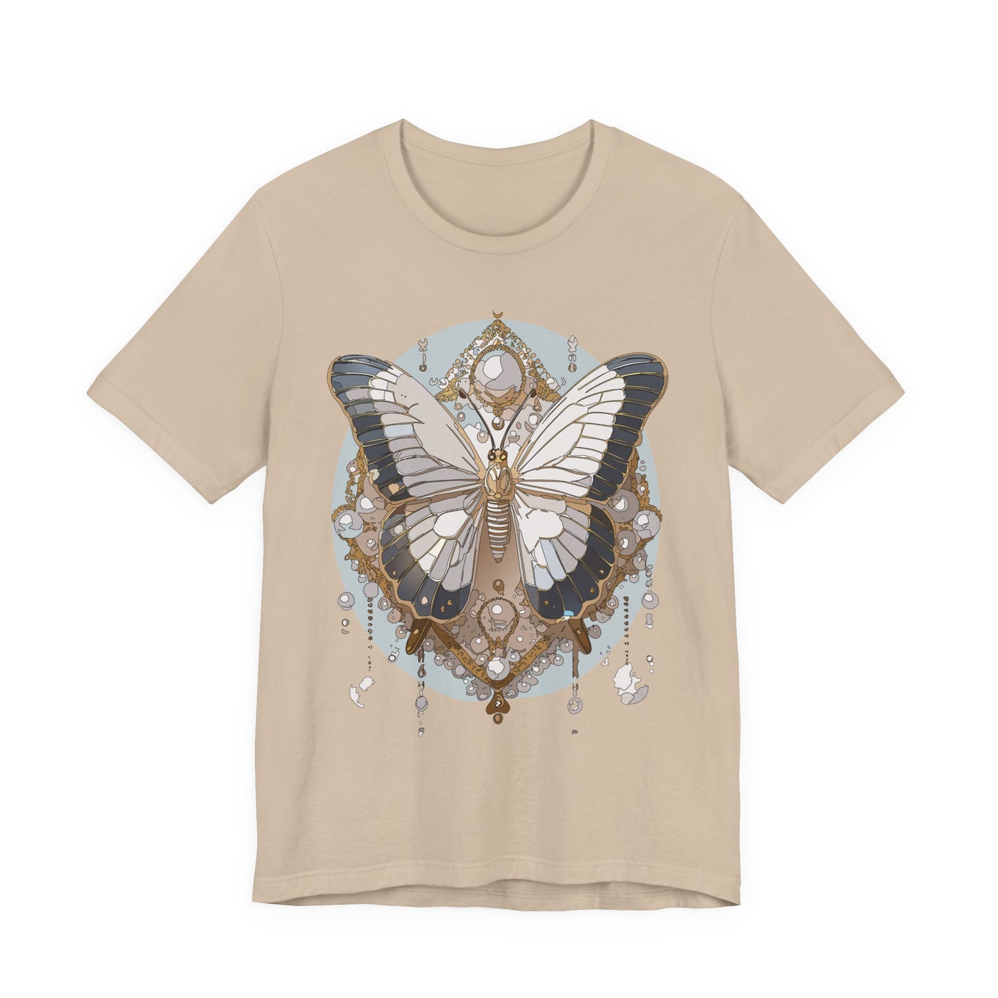 Butterfly Shirt, Shirt with Butterfly, Tee Shirt with Antique Butterfly