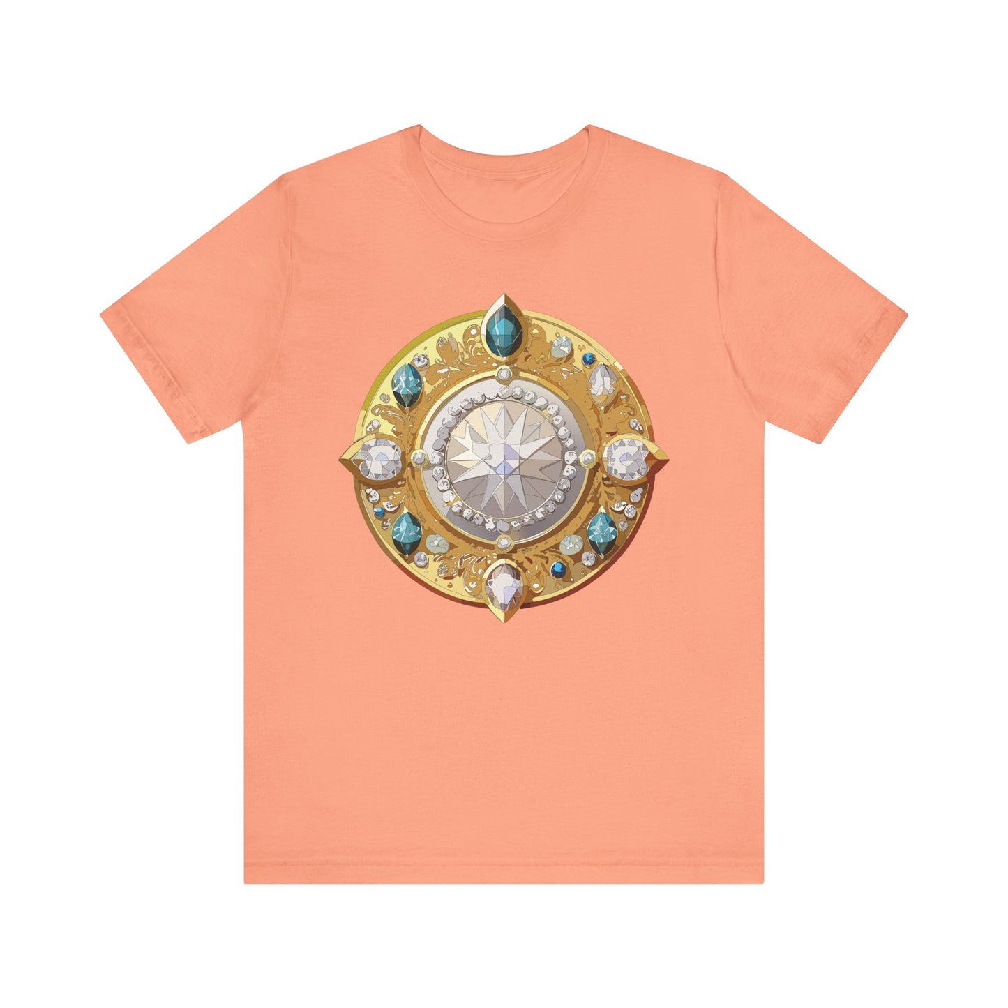 Medallion Shirt, Shirt with Medallion, Tee Shirt with Medal