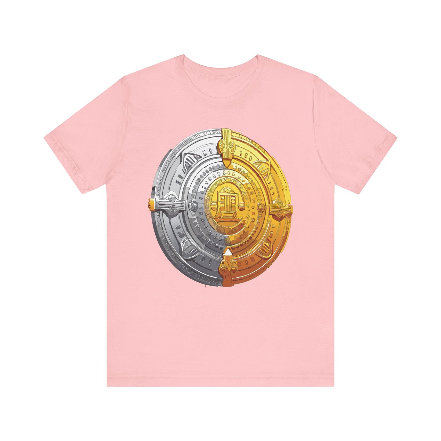 Coin Shirt, Shirt with Coin, Tee Shirt with Gold Coin, Shirt with Antique Coin