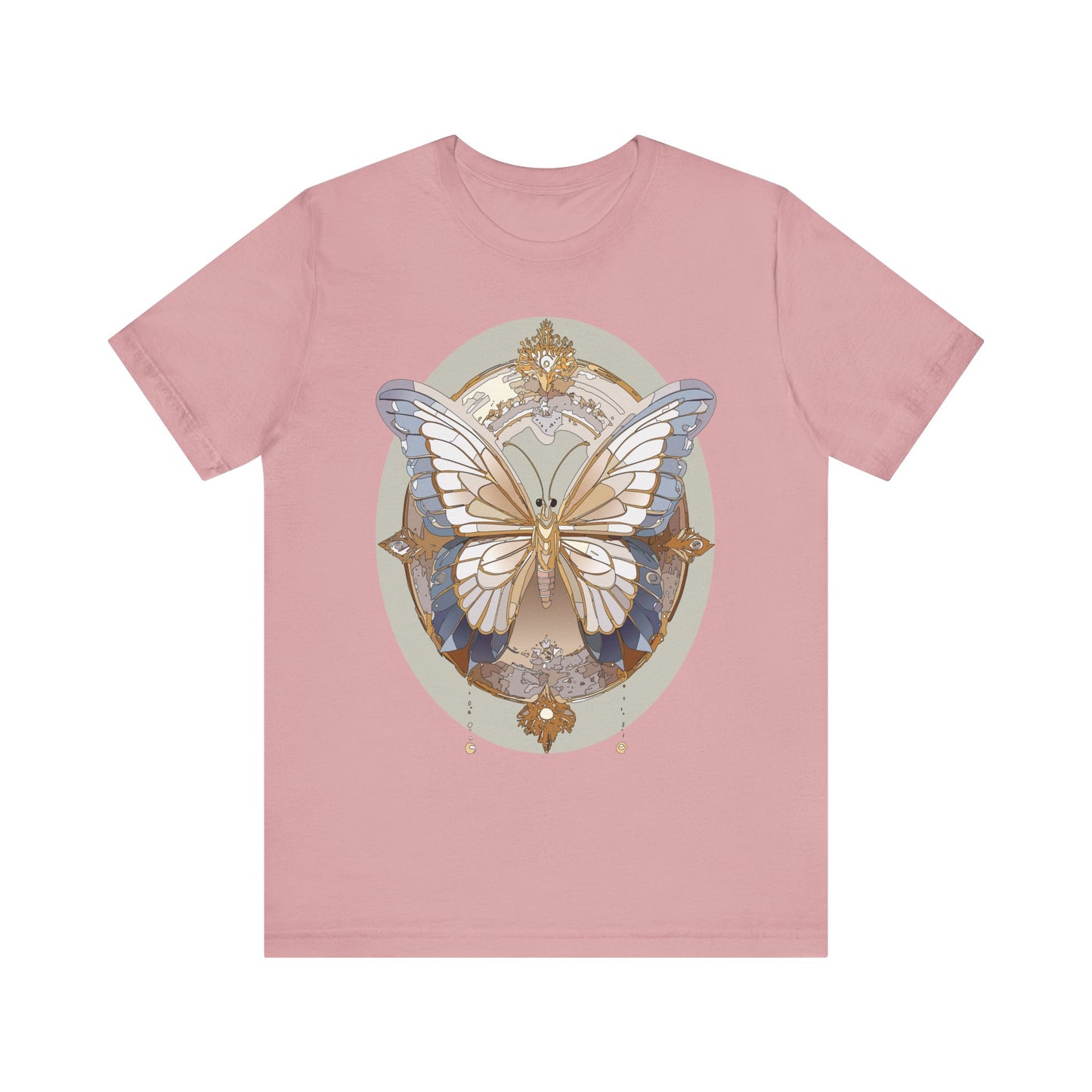 Butterfly Shirt, Shirt with Butterfly, Tee Shirt with Antique Butterfly