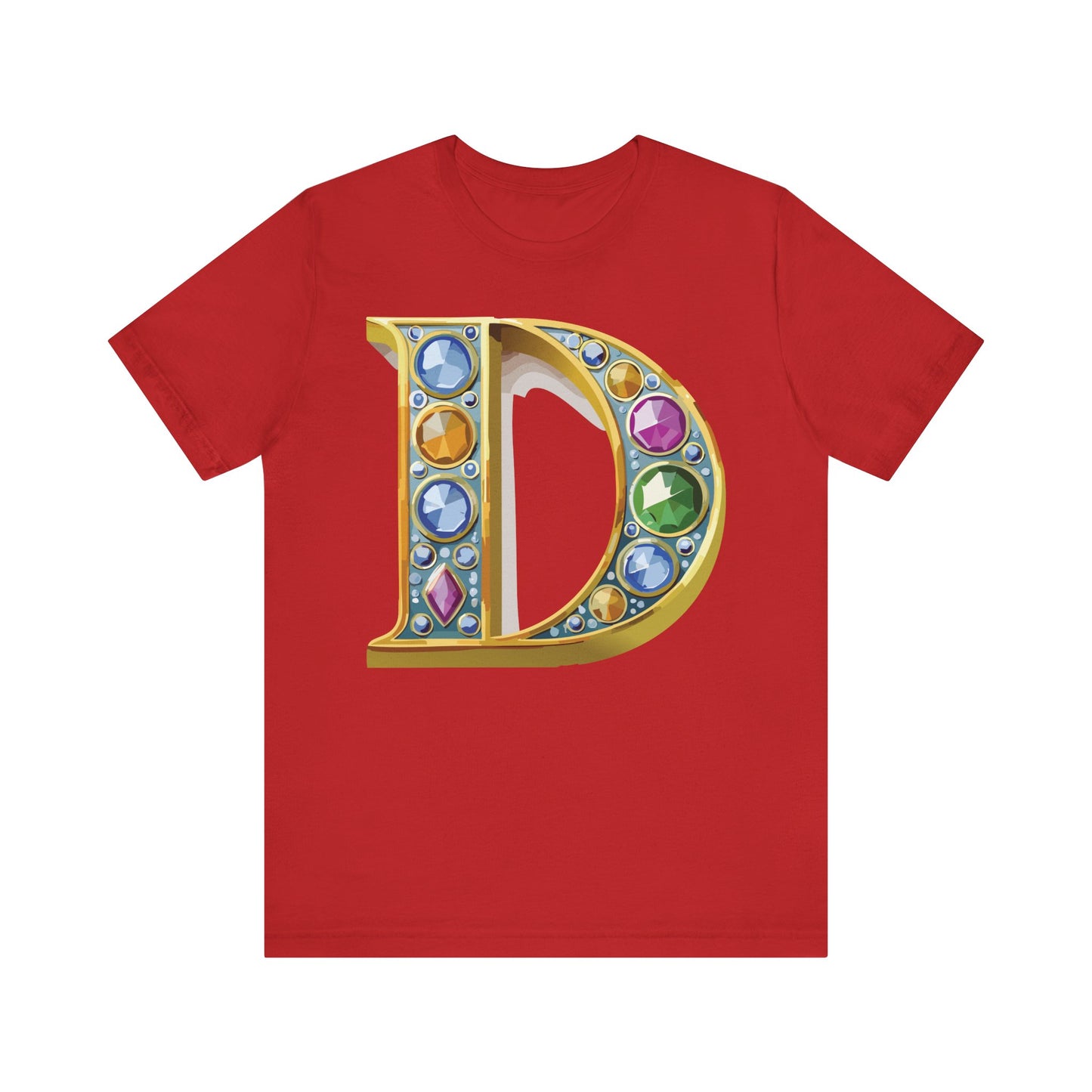 Letter Shirt, Shirt with Letters, Tee Shirt with Gold Letter, Shirt with Antique Letters
