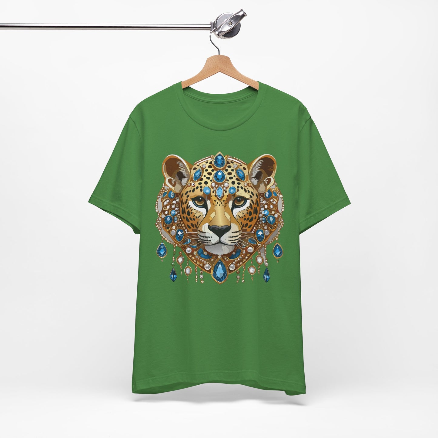 Animal Shirt, Shirt with Animal, Tee Shirt with Gold Animal Medal, Shirt with Antique Animal Medallion