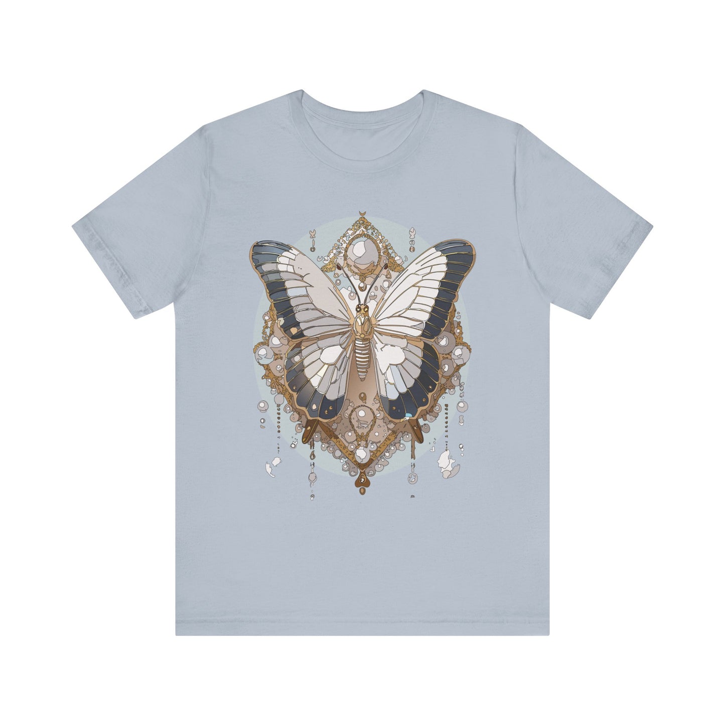 Butterfly Shirt, Shirt with Butterfly, Tee Shirt with Antique Butterfly