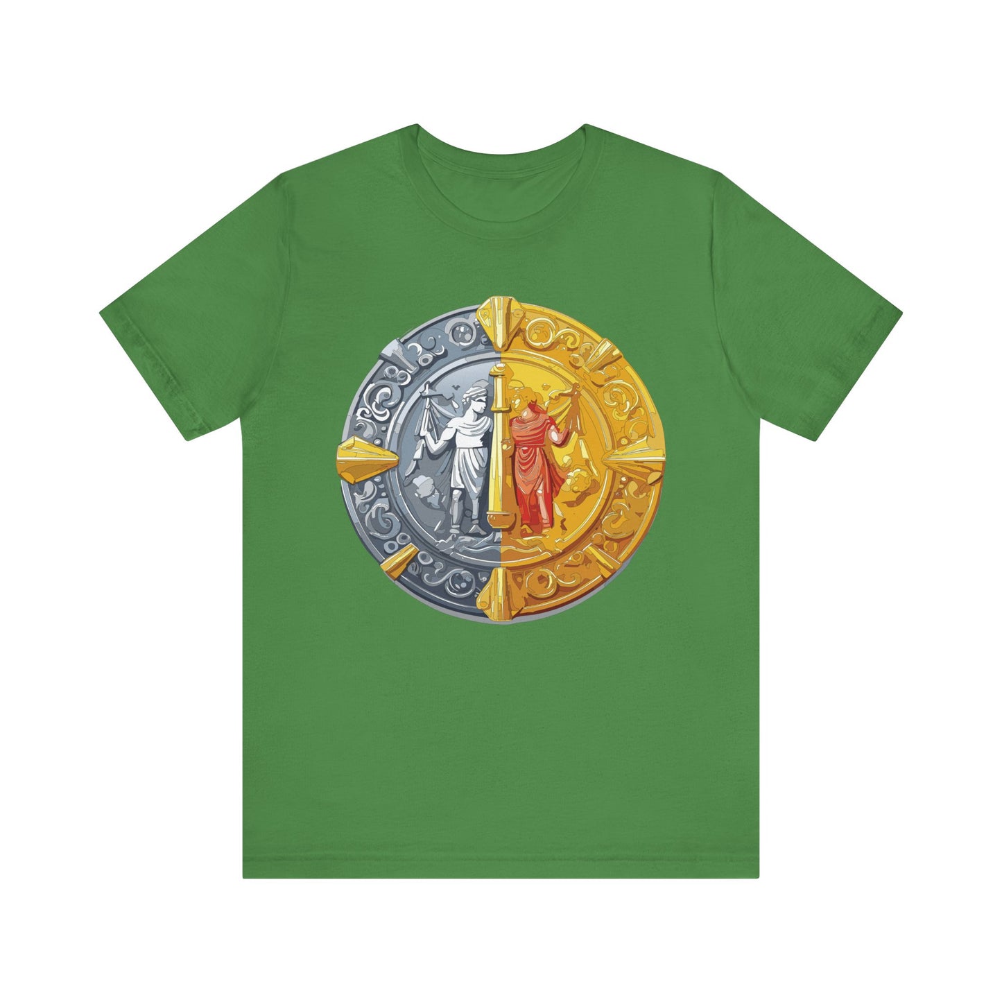 Coin Shirt, Shirt with Coin, Tee Shirt with Gold Coin, Shirt with Antique Coin