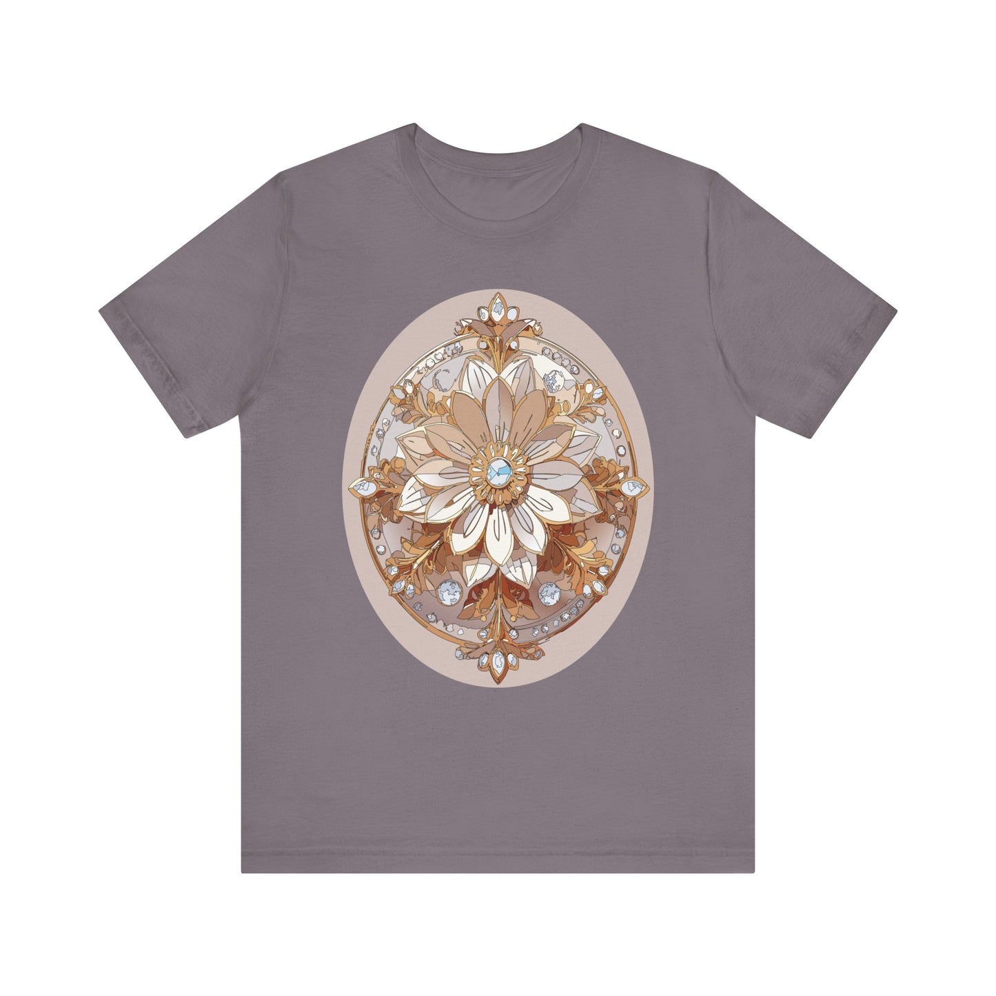 Floral Shirt, Flower Shirt, Tee Shirt with Antique Flower