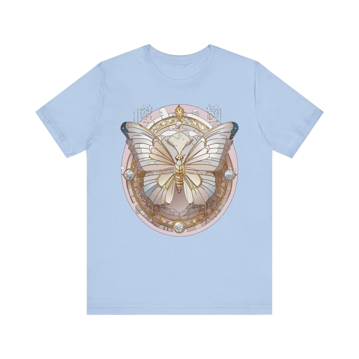Butterfly Shirt, Shirt with Butterfly, Tee Shirt with Antique Butterfly