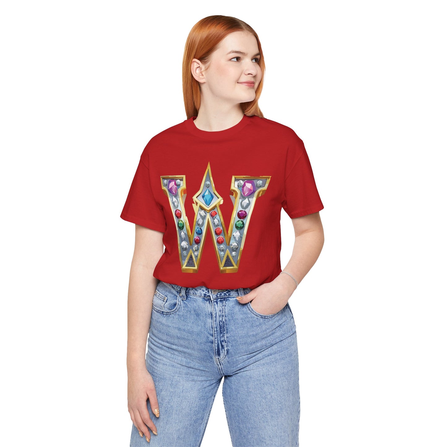 Letter Shirt, Shirt with Letters, Tee Shirt with Gold Letter, Shirt with Antique Letters