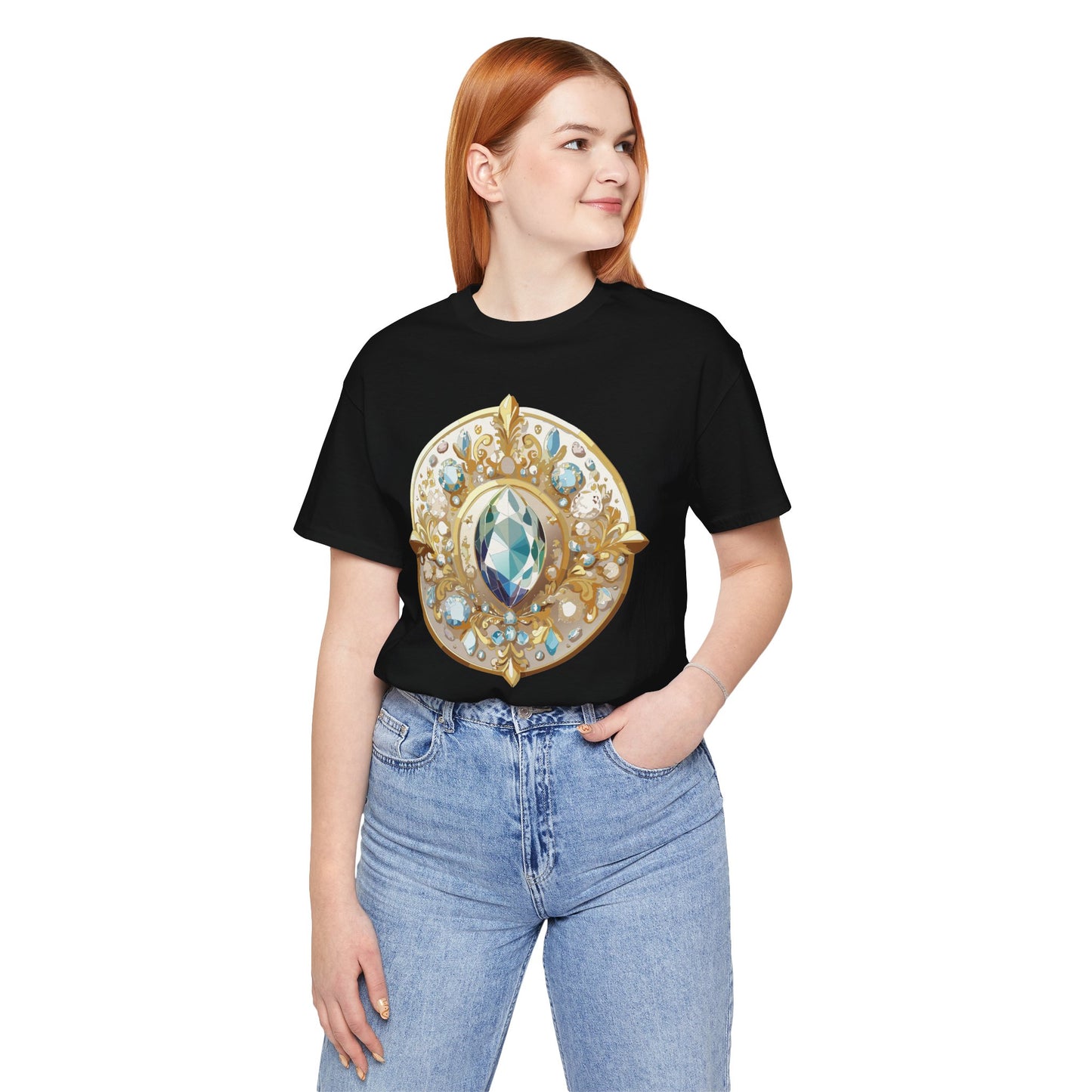 Medallion Shirt, Shirt with Medallion, Tee Shirt with Medal
