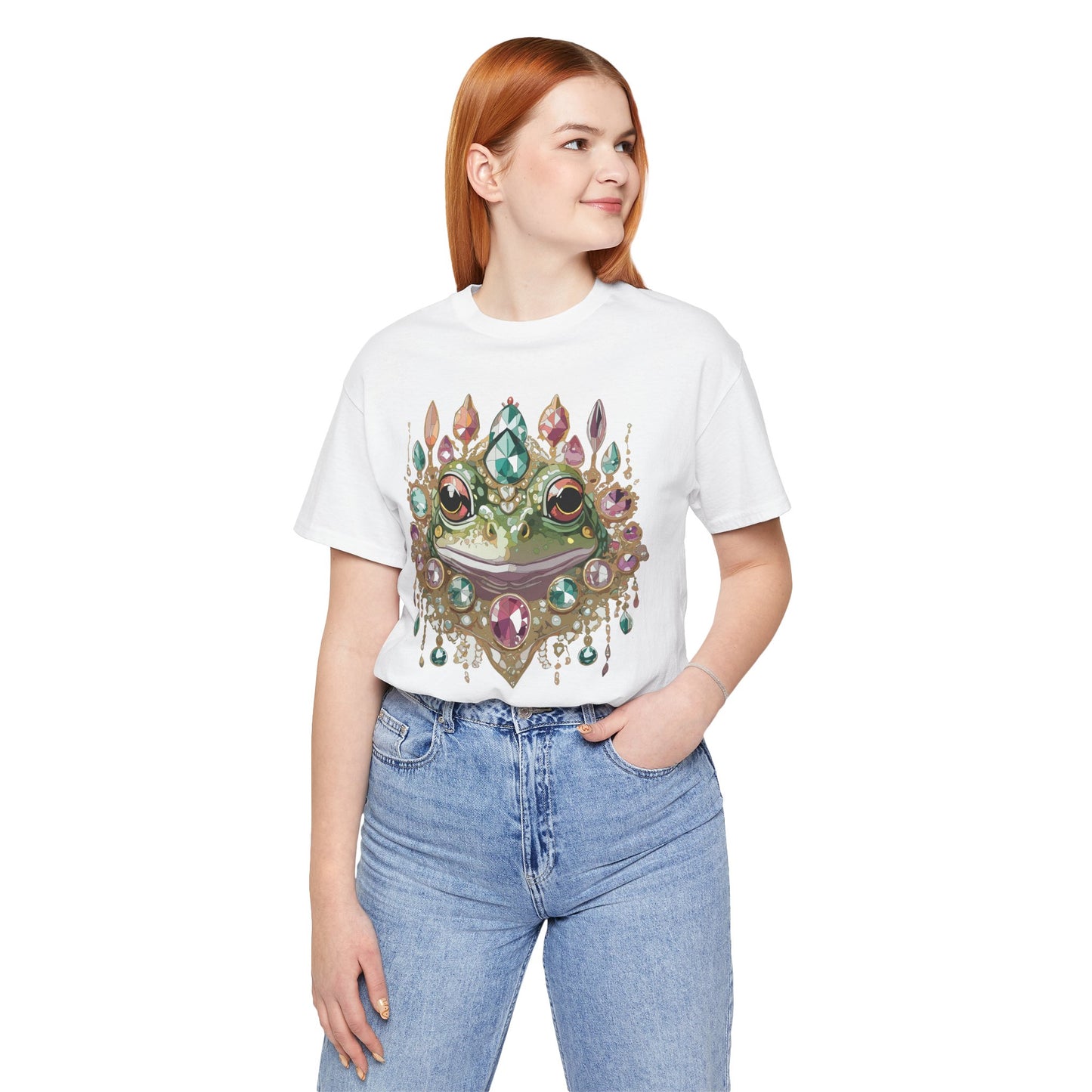 Animal Shirt, Shirt with Animal, Tee Shirt with Gold Animal Medal, Shirt with Antique Animal Medallion