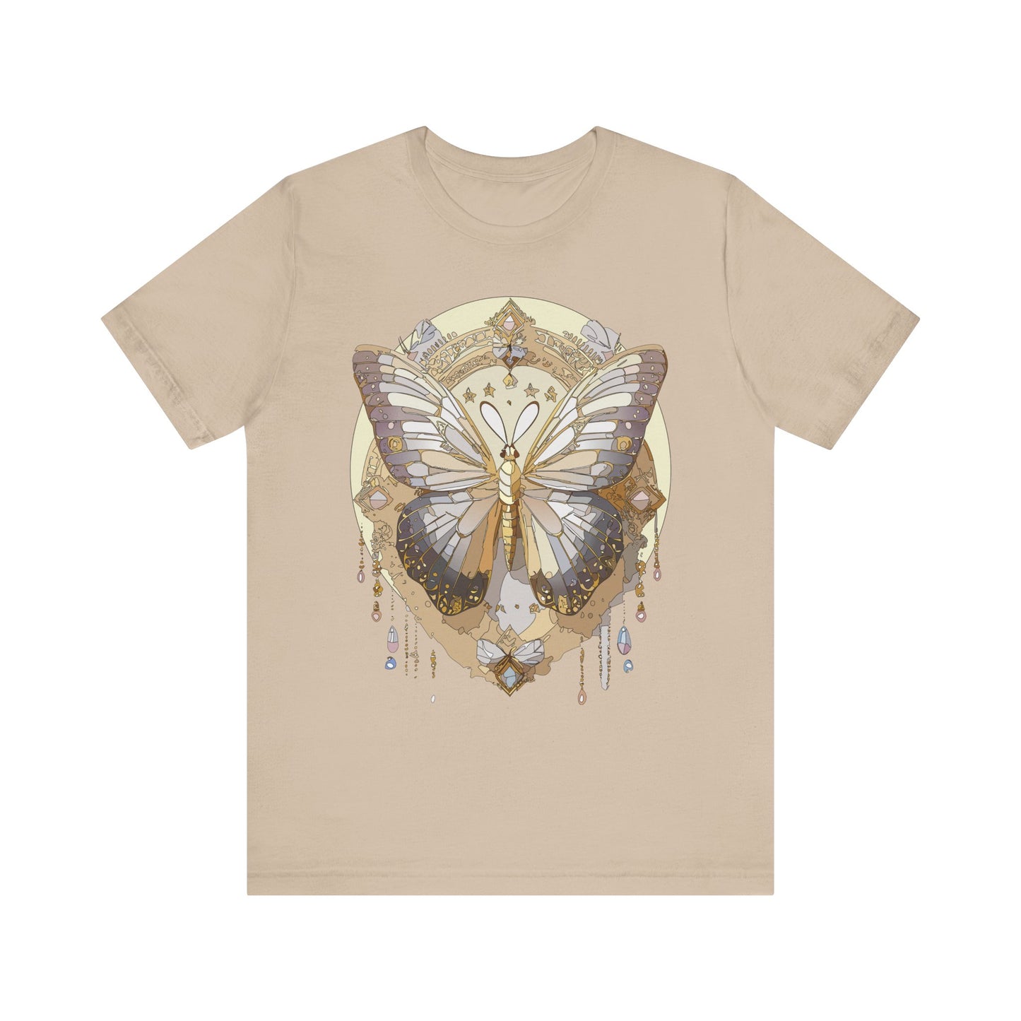 Butterfly Shirt, Shirt with Butterfly, Tee Shirt with Antique Butterfly