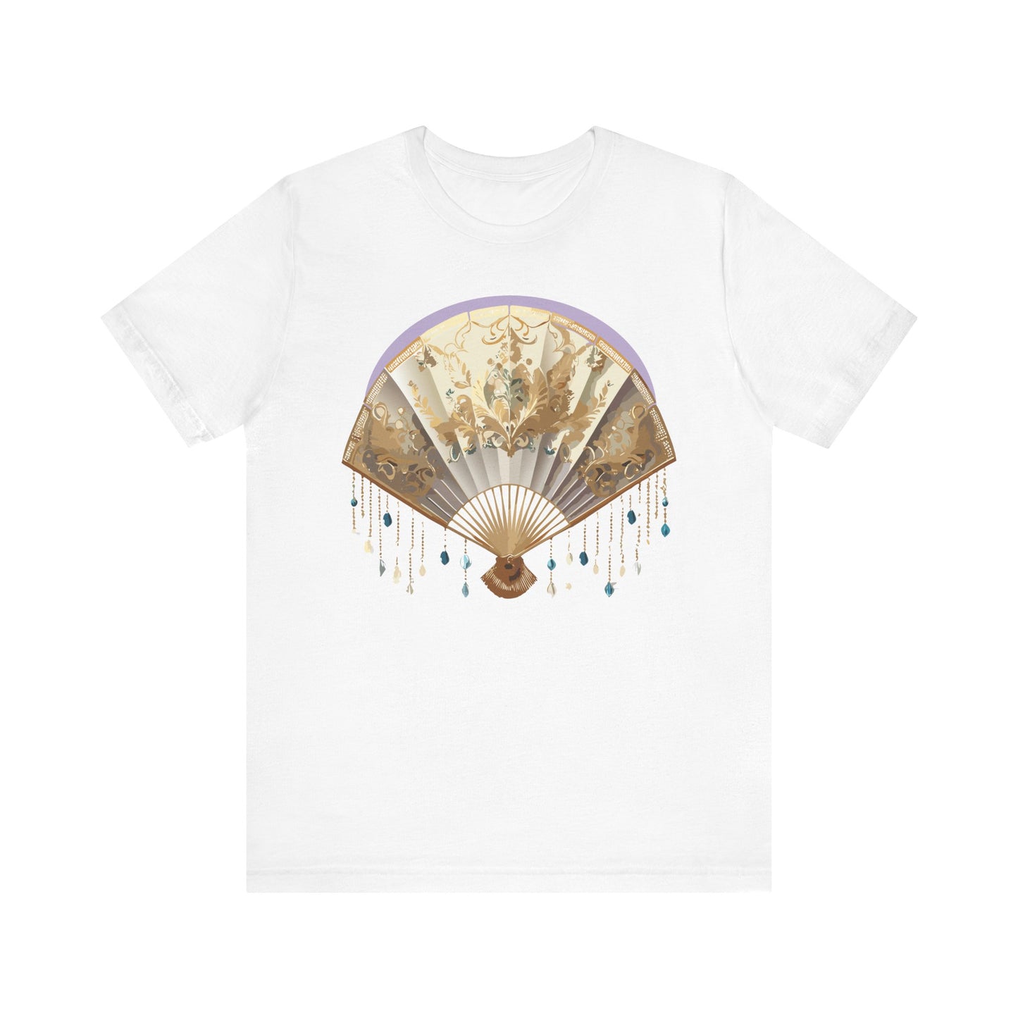 Fan shirt, Shirt with Fan, Tee Shirt with Gold Blower