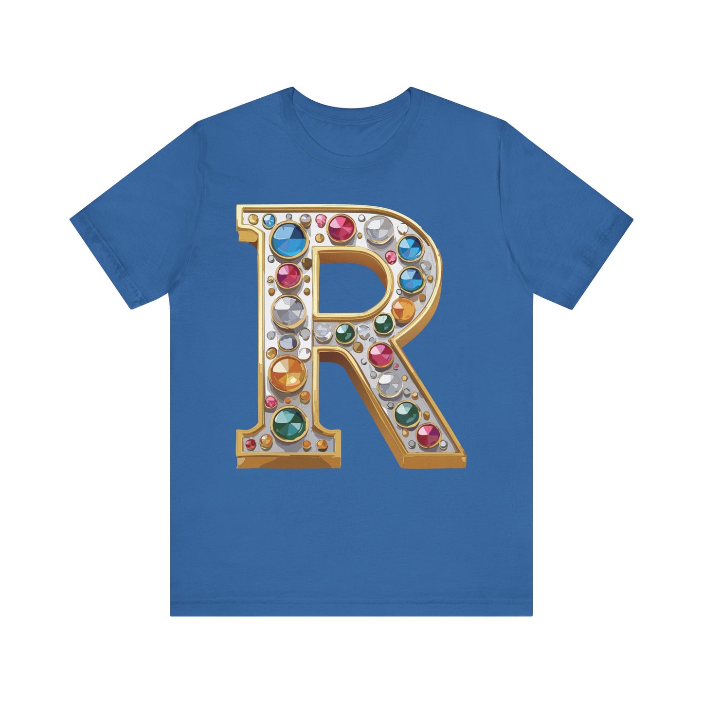 Letter Shirt, Shirt with Letters, Tee Shirt with Gold Letter, Shirt with Antique Letters