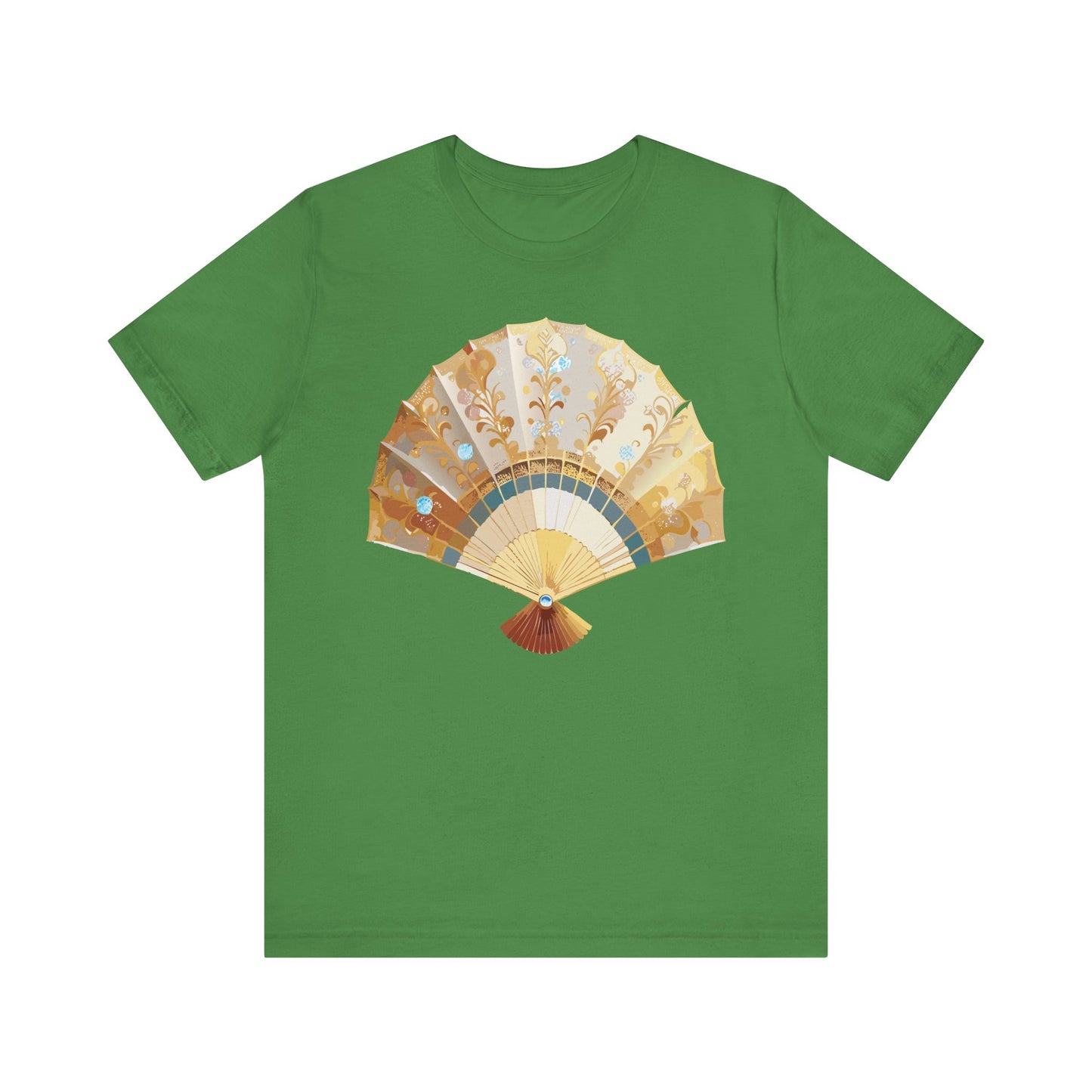 Fan shirt, Shirt with Fan, Tee Shirt with Gold Blower