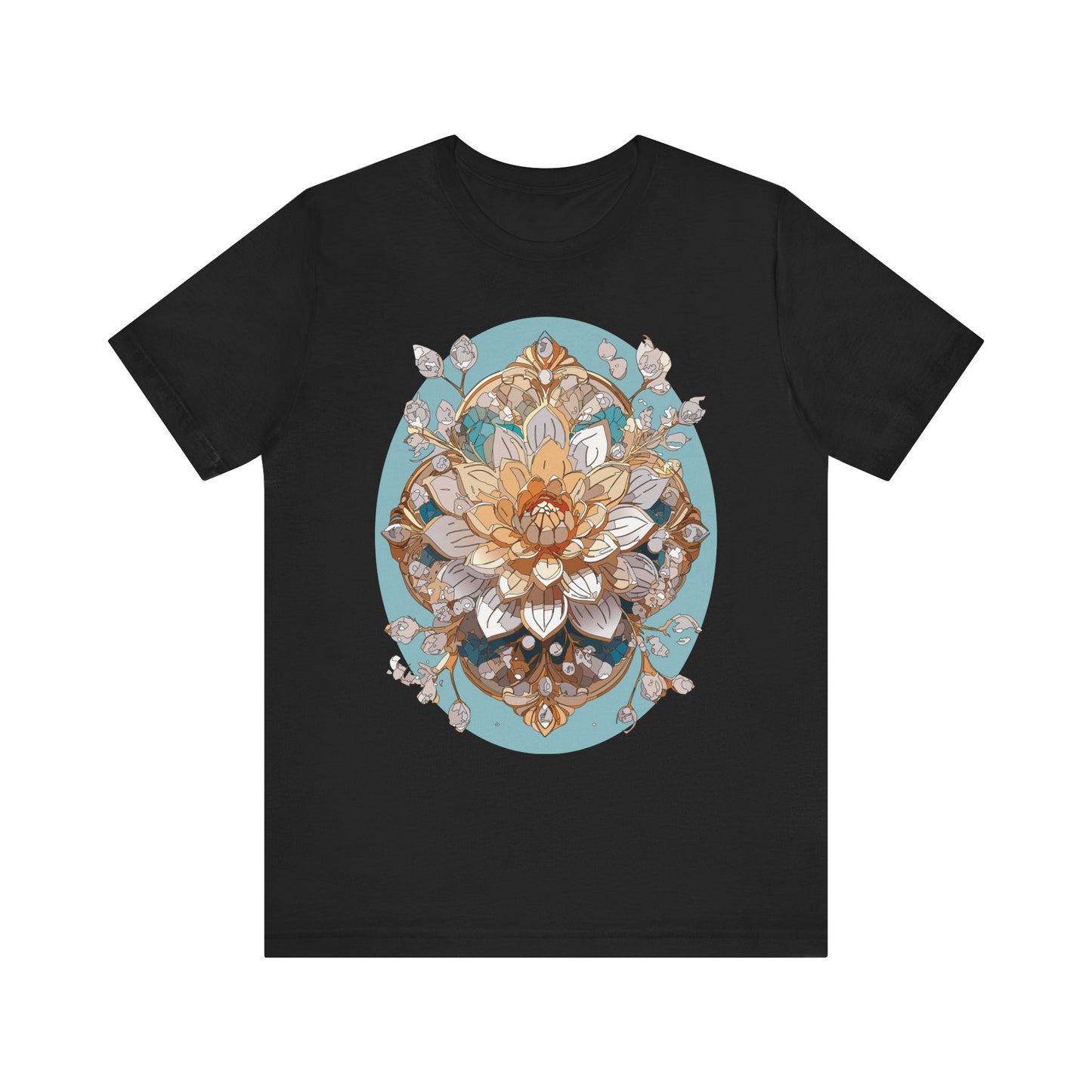 Floral Shirt, Flower Shirt, Tee Shirt with Antique Flower