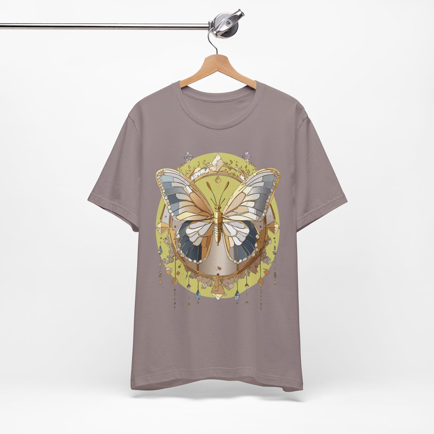 Butterfly Shirt, Shirt with Butterfly, Tee Shirt with Antique Butterfly