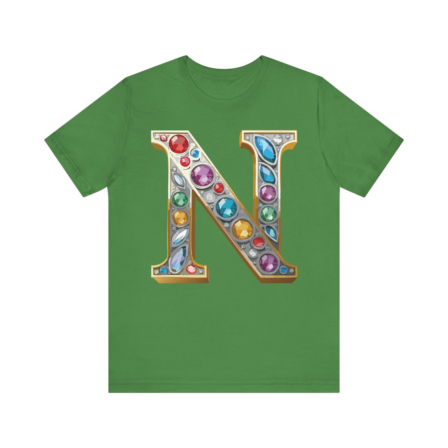 Letter Shirt, Shirt with Letters, Tee Shirt with Gold Letter, Shirt with Antique Letters