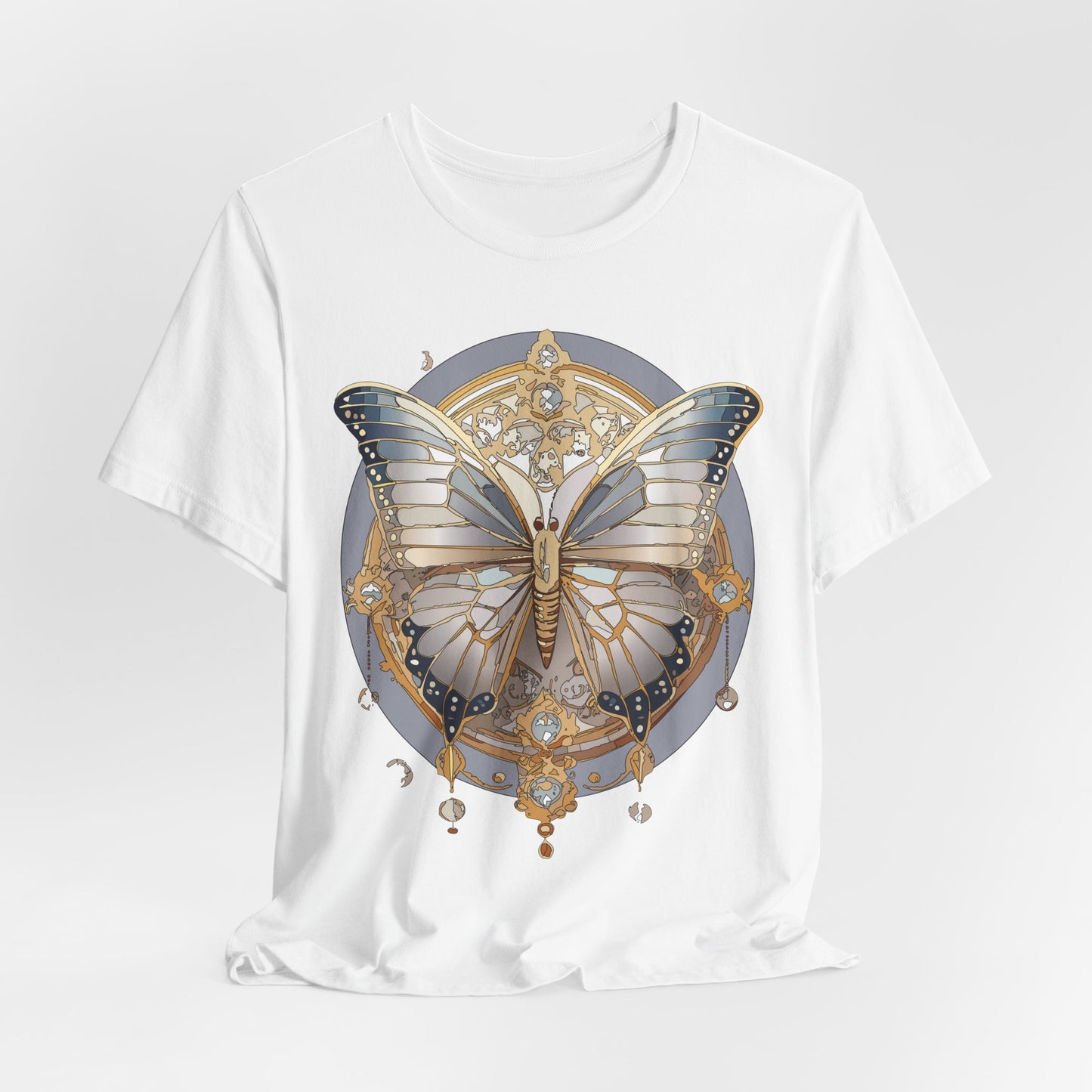 Butterfly Shirt, Shirt with Butterfly, Tee Shirt with Antique Butterfly
