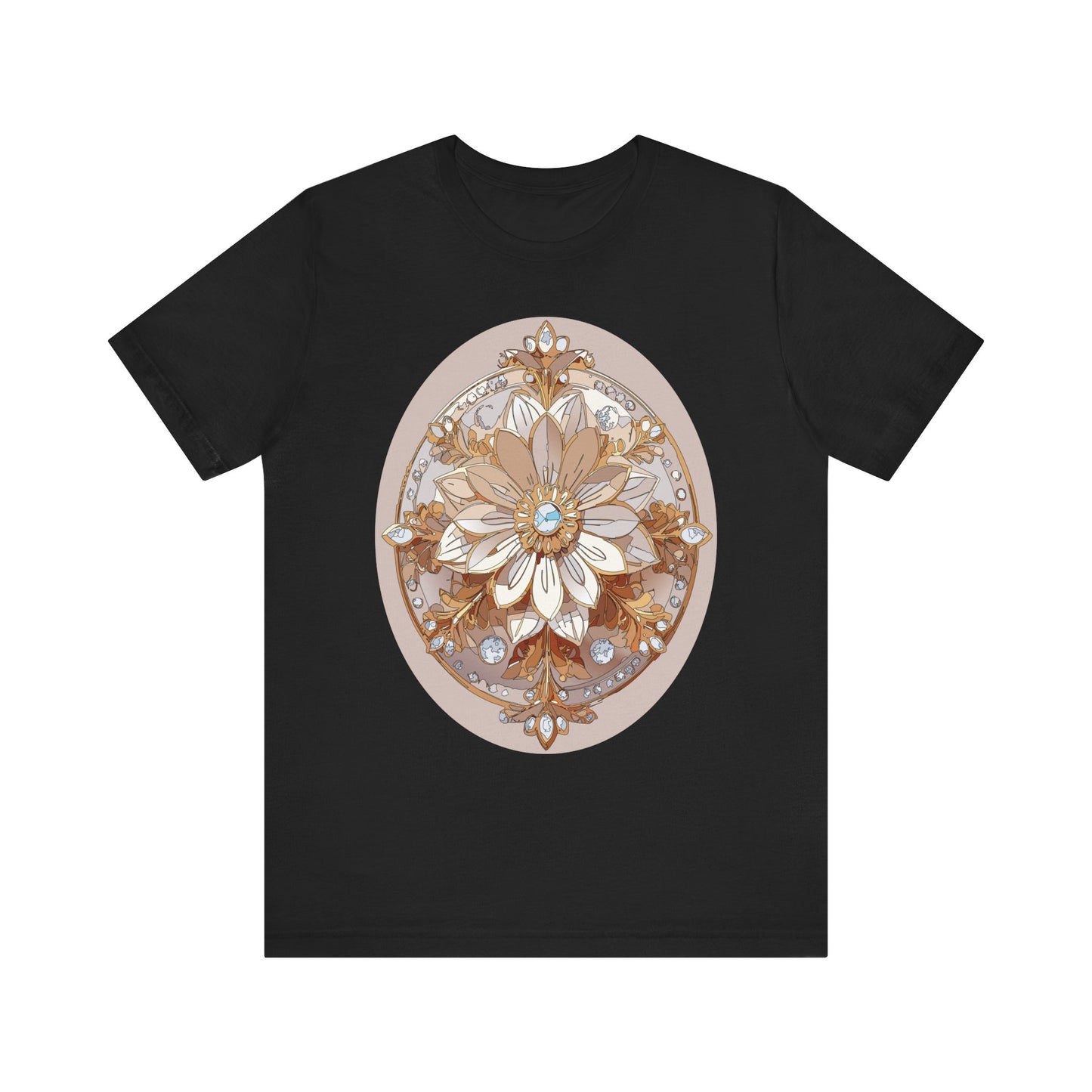 Floral Shirt, Flower Shirt, Tee Shirt with Antique Flower