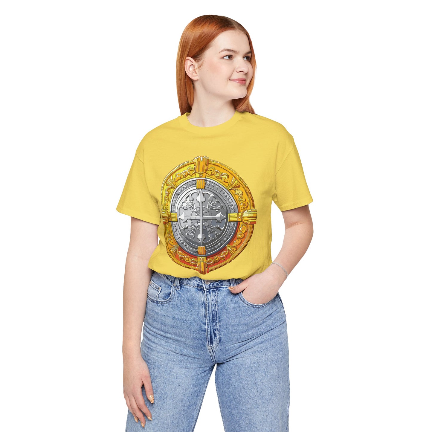 Coin Shirt, Shirt with Coin, Tee Shirt with Gold Coin, Shirt with Antique Coin