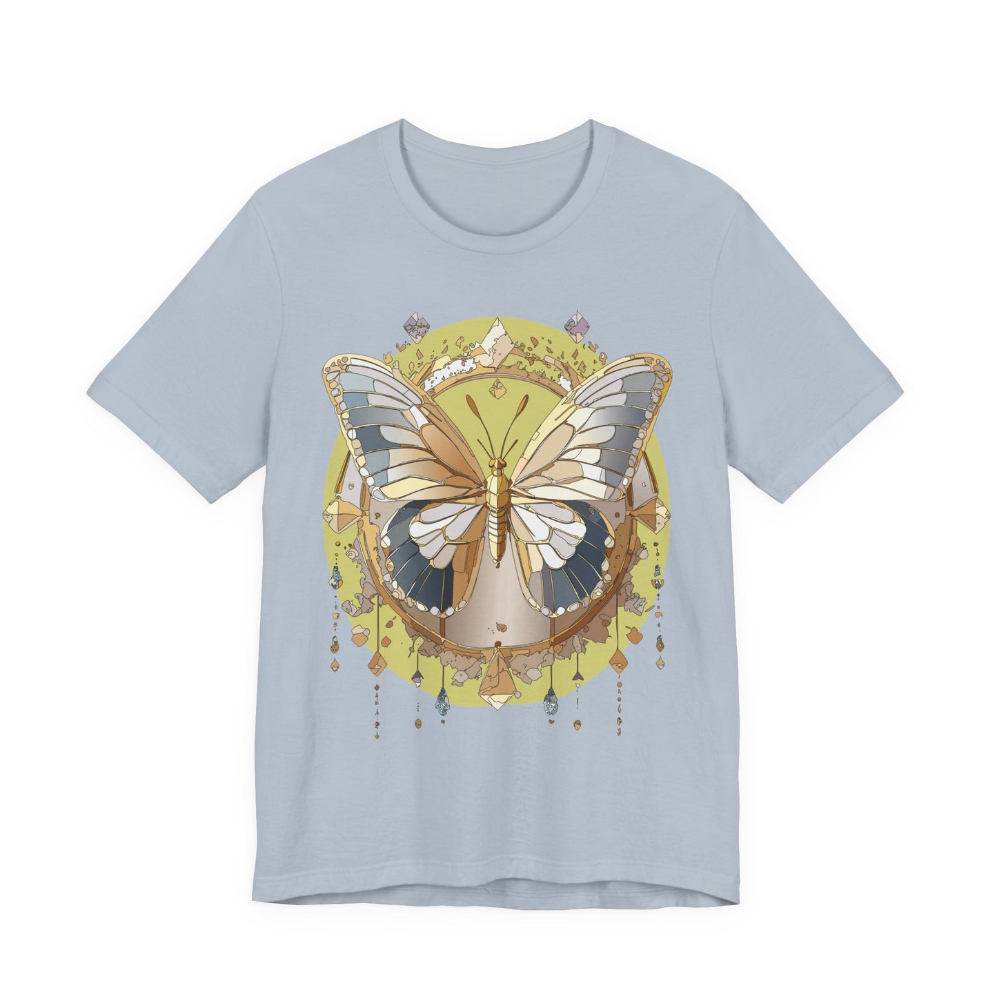 Butterfly Shirt, Shirt with Butterfly, Tee Shirt with Antique Butterfly