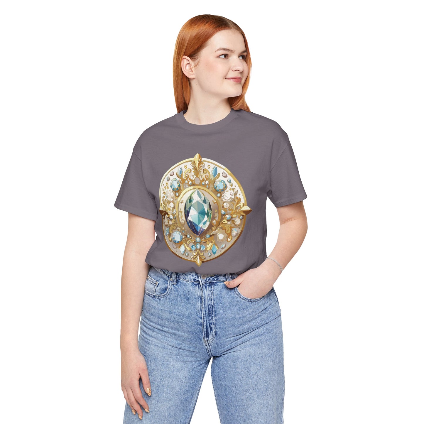 Medallion Shirt, Shirt with Medallion, Tee Shirt with Medal