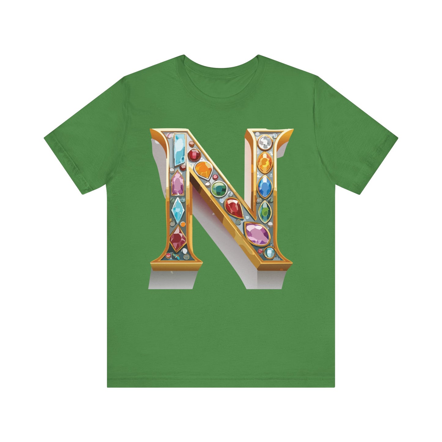 Letter Shirt, Shirt with Letters, Tee Shirt with Gold Letter, Shirt with Antique Letters
