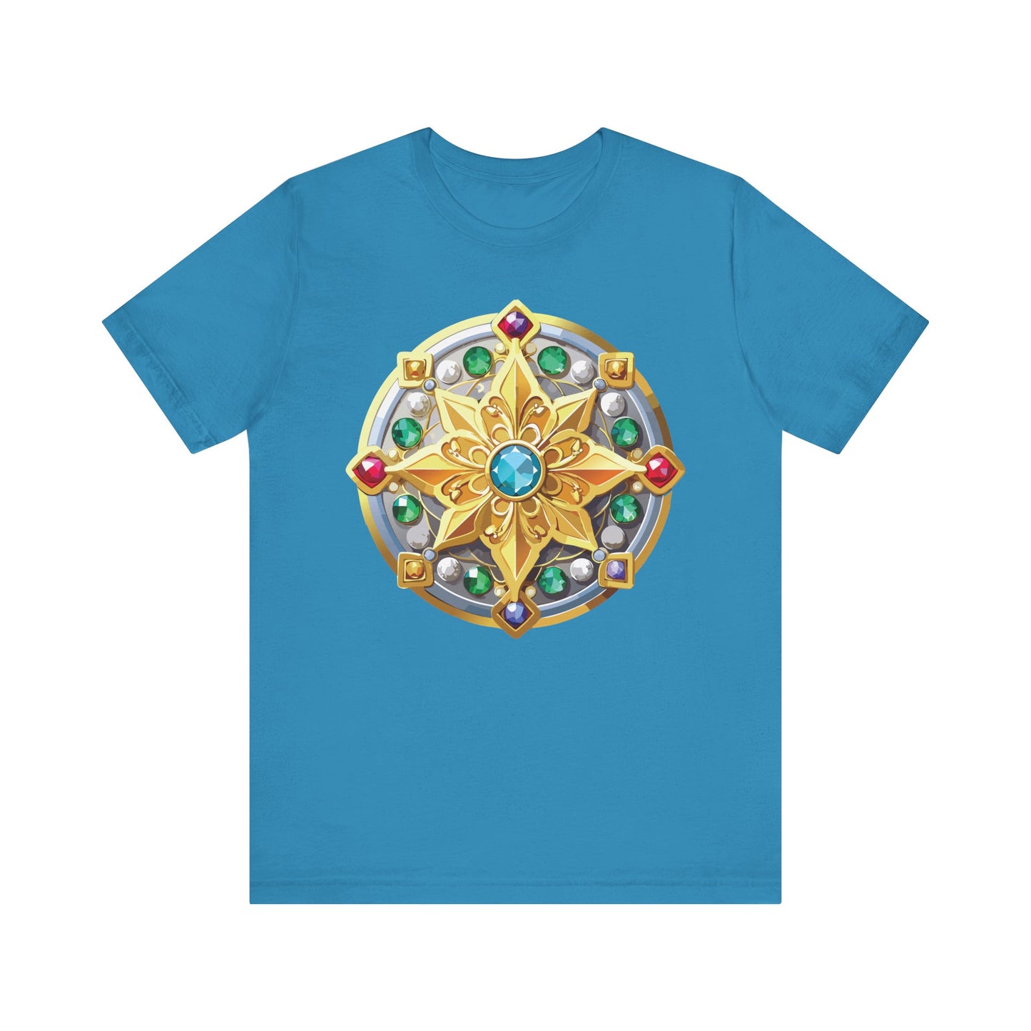Medallion Shirt, Shirt with Medallion, Tee Shirt with Medal