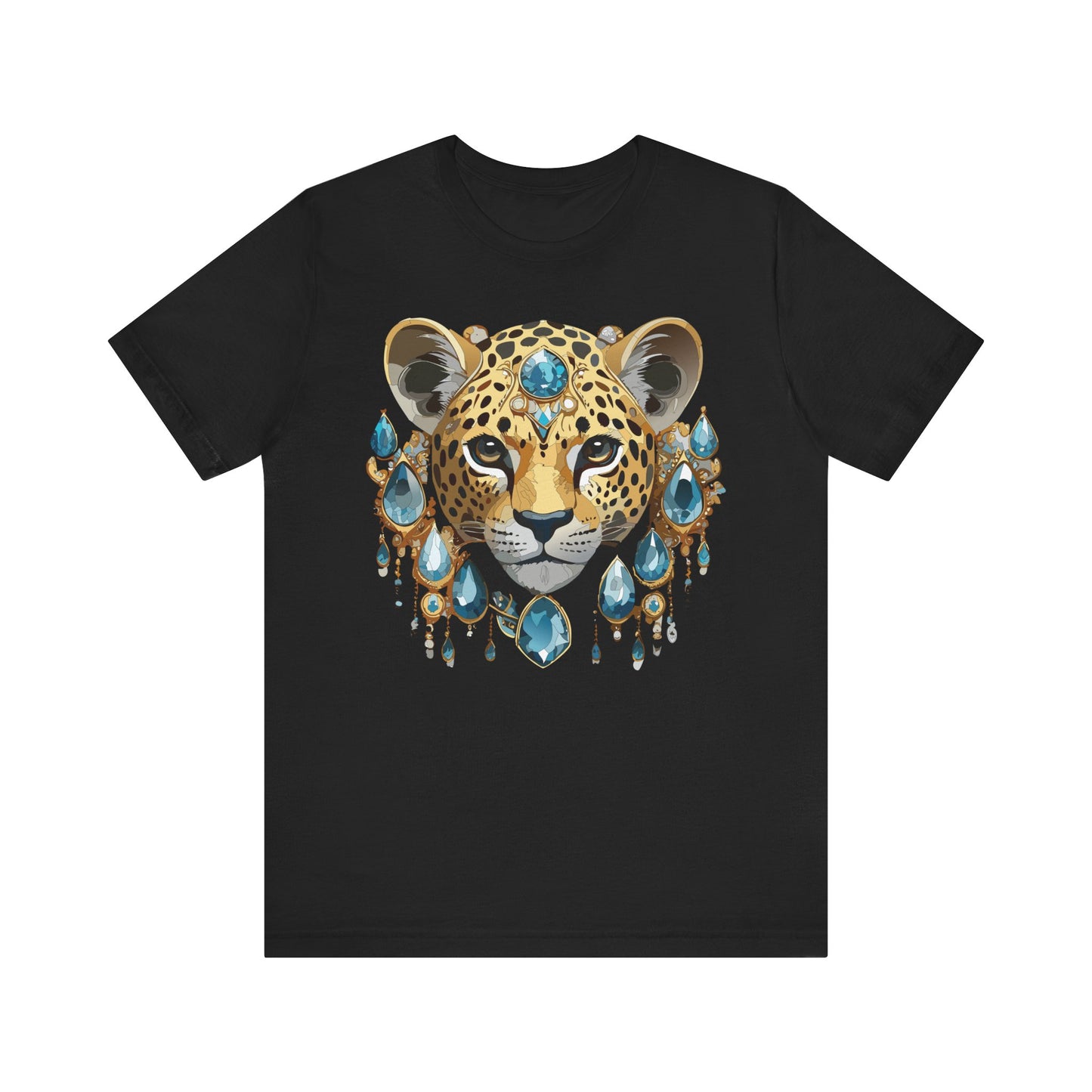 Animal Shirt, Shirt with Animal, Tee Shirt with Gold Animal Medal, Shirt with Antique Animal Medallion